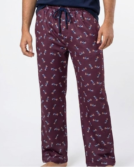 Men Plian Half Sleeves Top & Printed Pant Pyjama