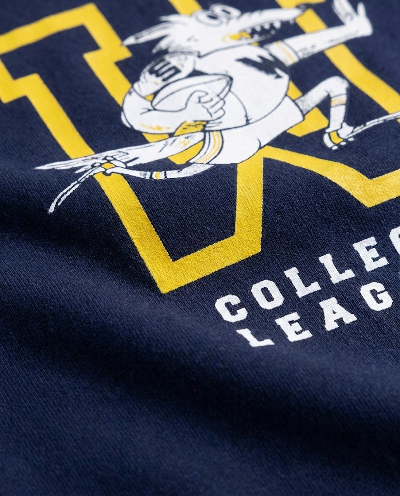 Printed College League Half Sleeves T-shirt