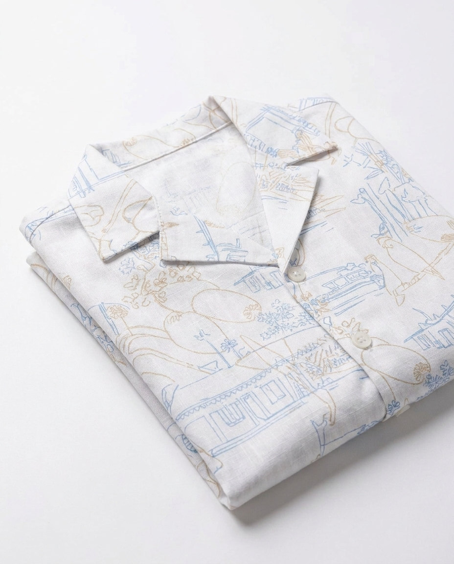 Boys Printed Half Sleeves Casual Shirt