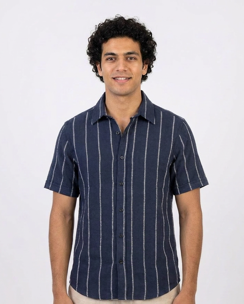 Men Casual Half Sleeves Shirt