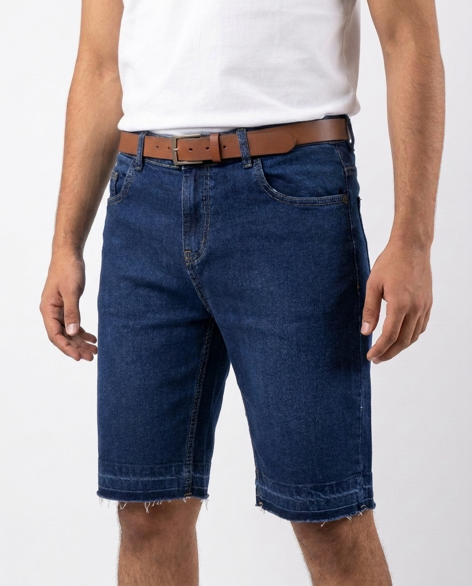 Men Jeans Short W/5pocket