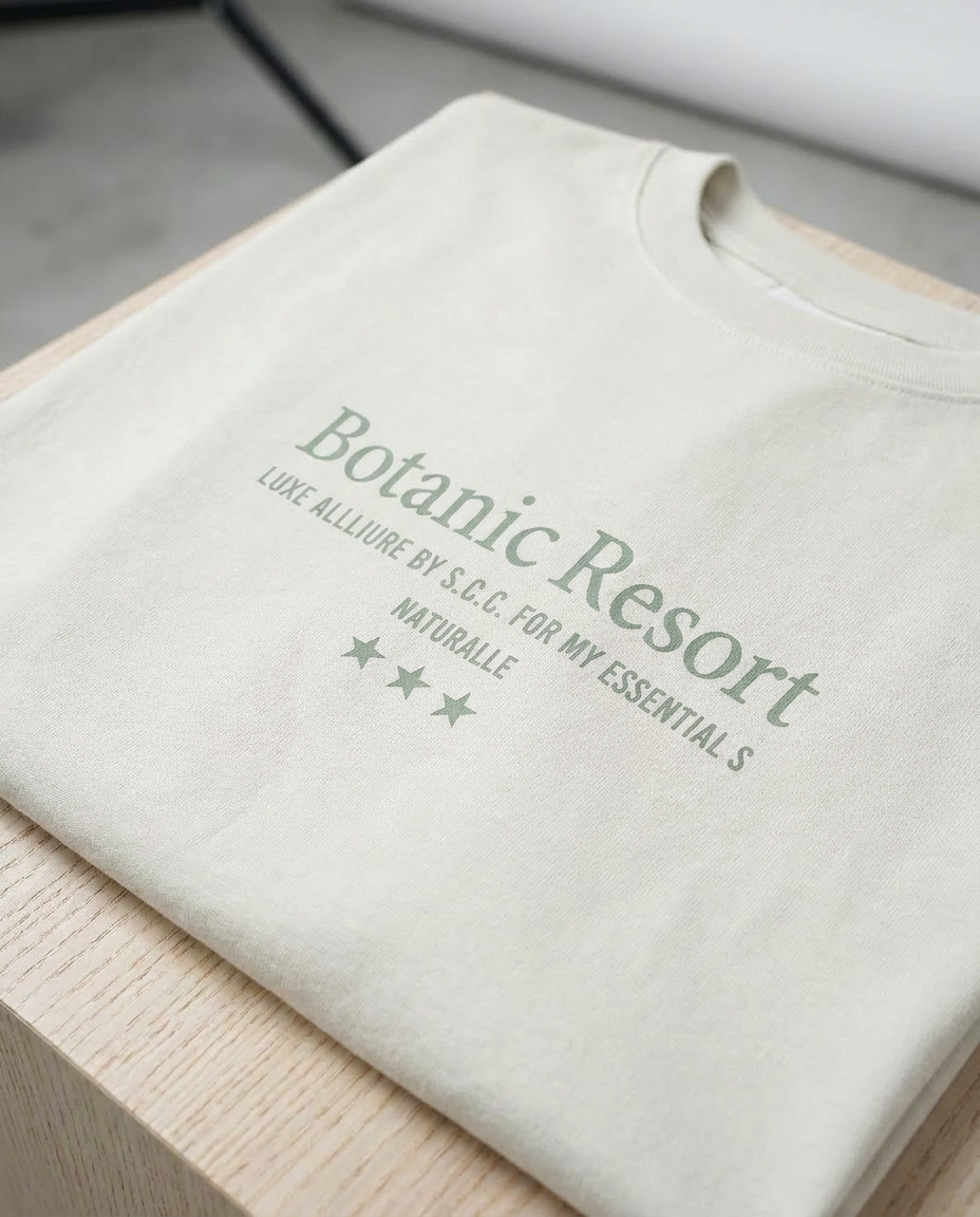 Men Printed Botanic Resort Half Sleeves T-shirt