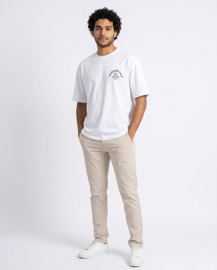 Men Printed Riverside Calif Half Sleeves T-shirt