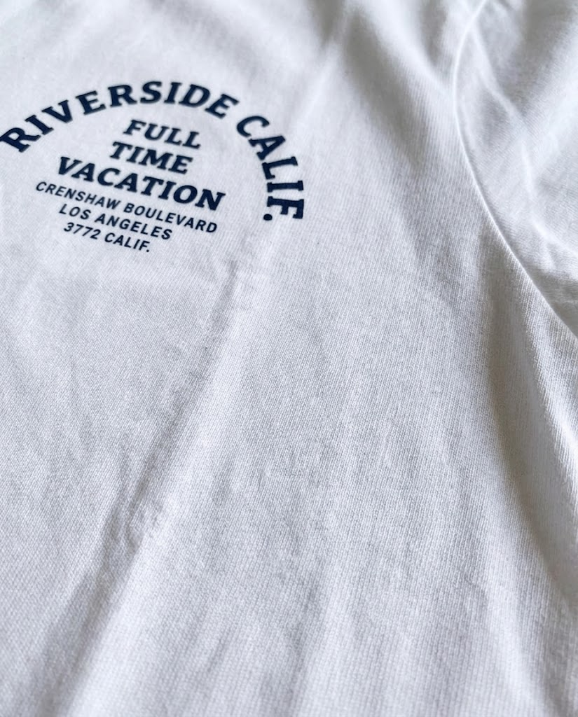 Men Printed Riverside Calif Half Sleeves T-shirt