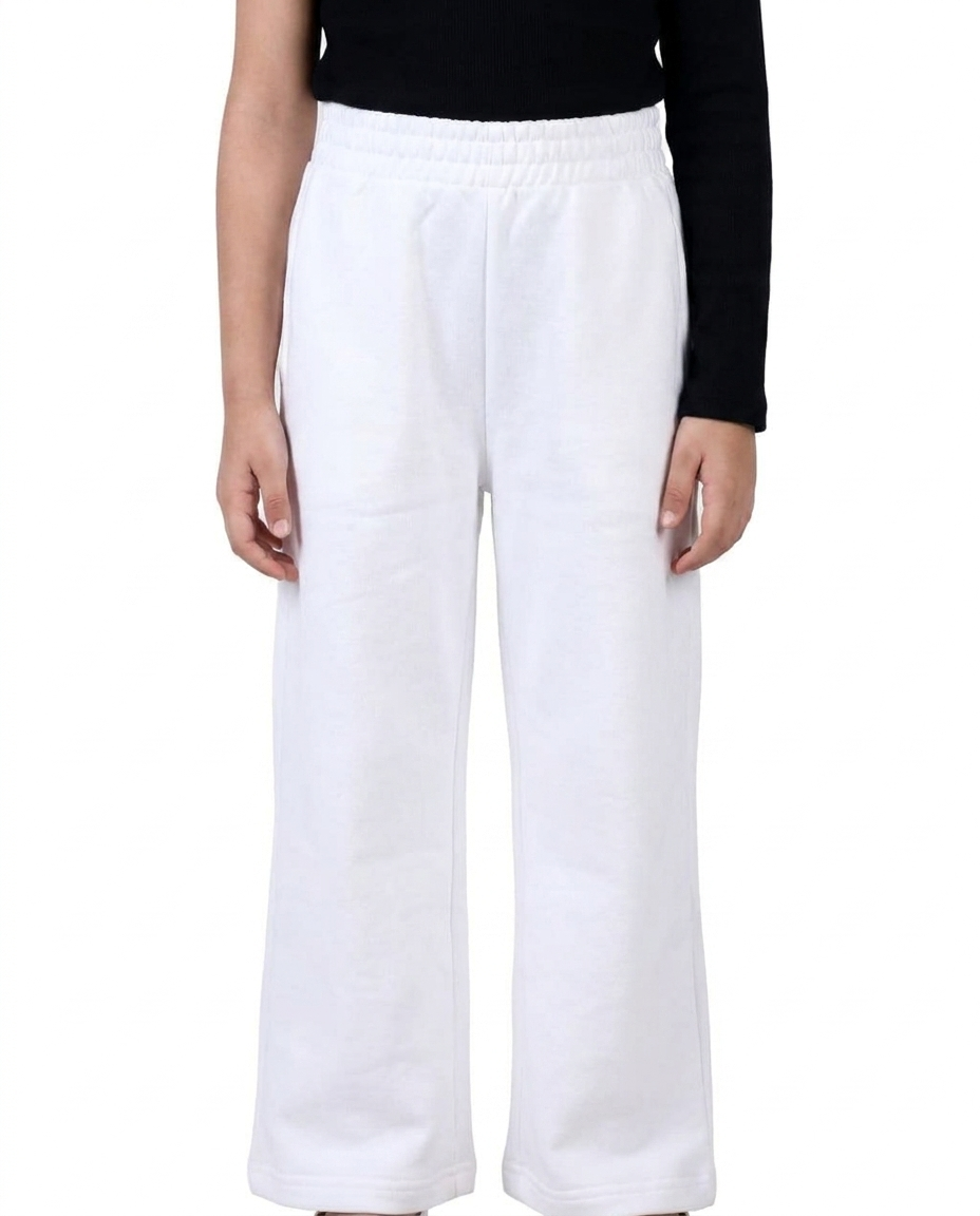 Girls Summer Melton Plain Pant