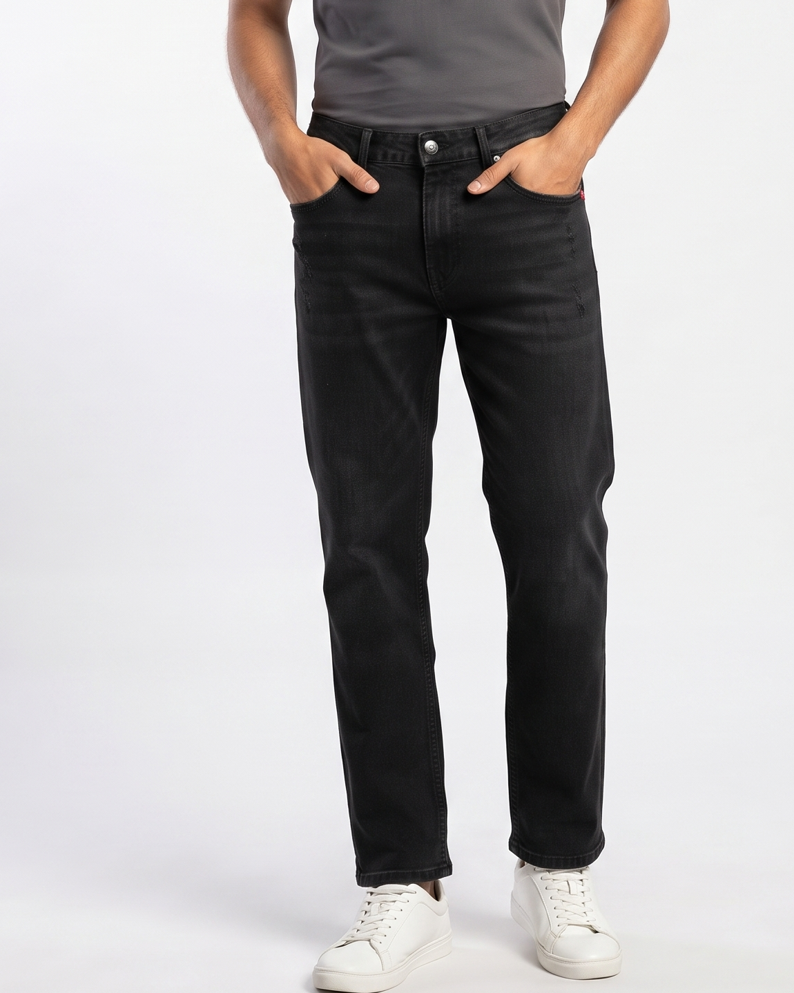 Men Jeans Pant Regular Fit W/5pocket