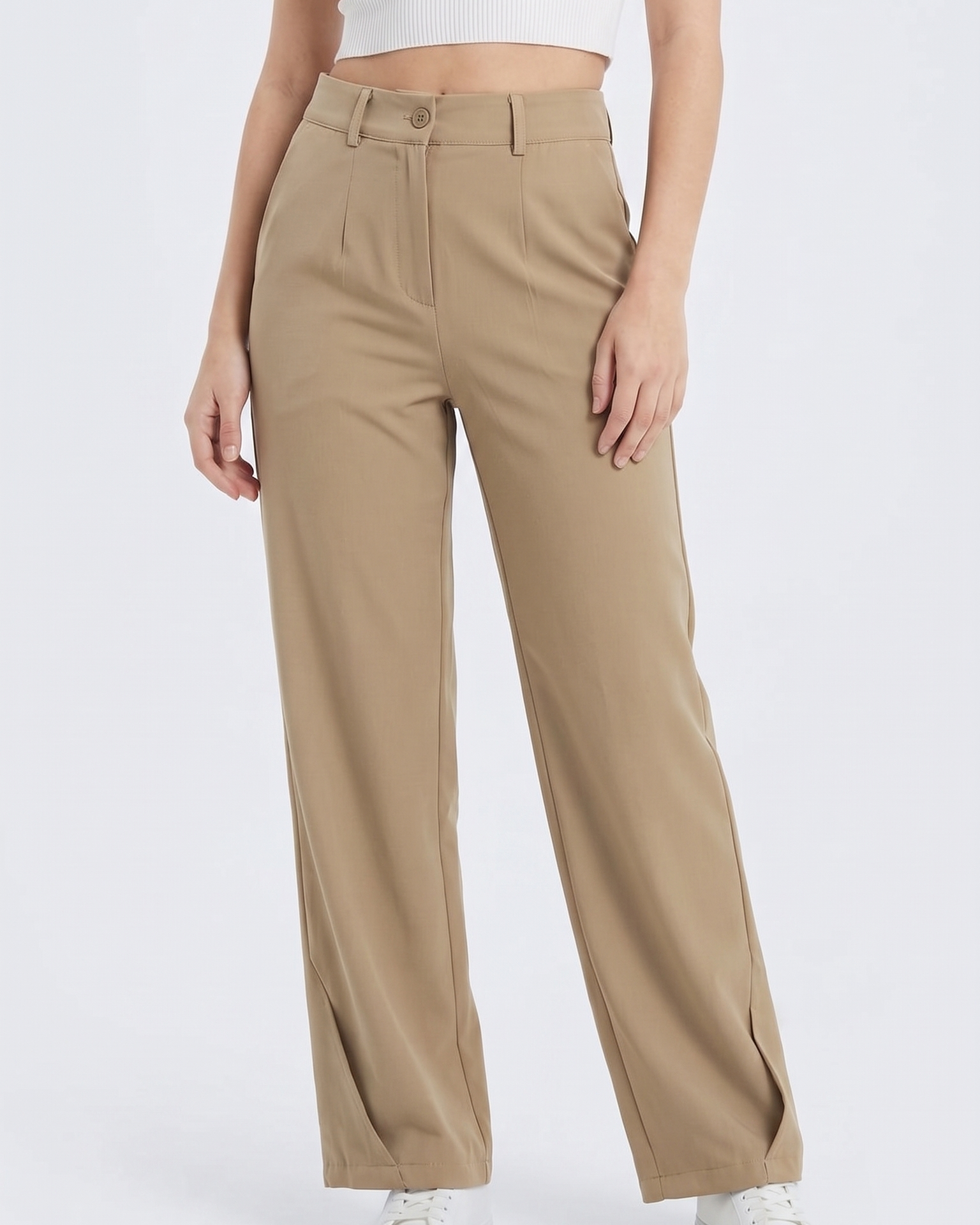 Women Plain Casual Pant