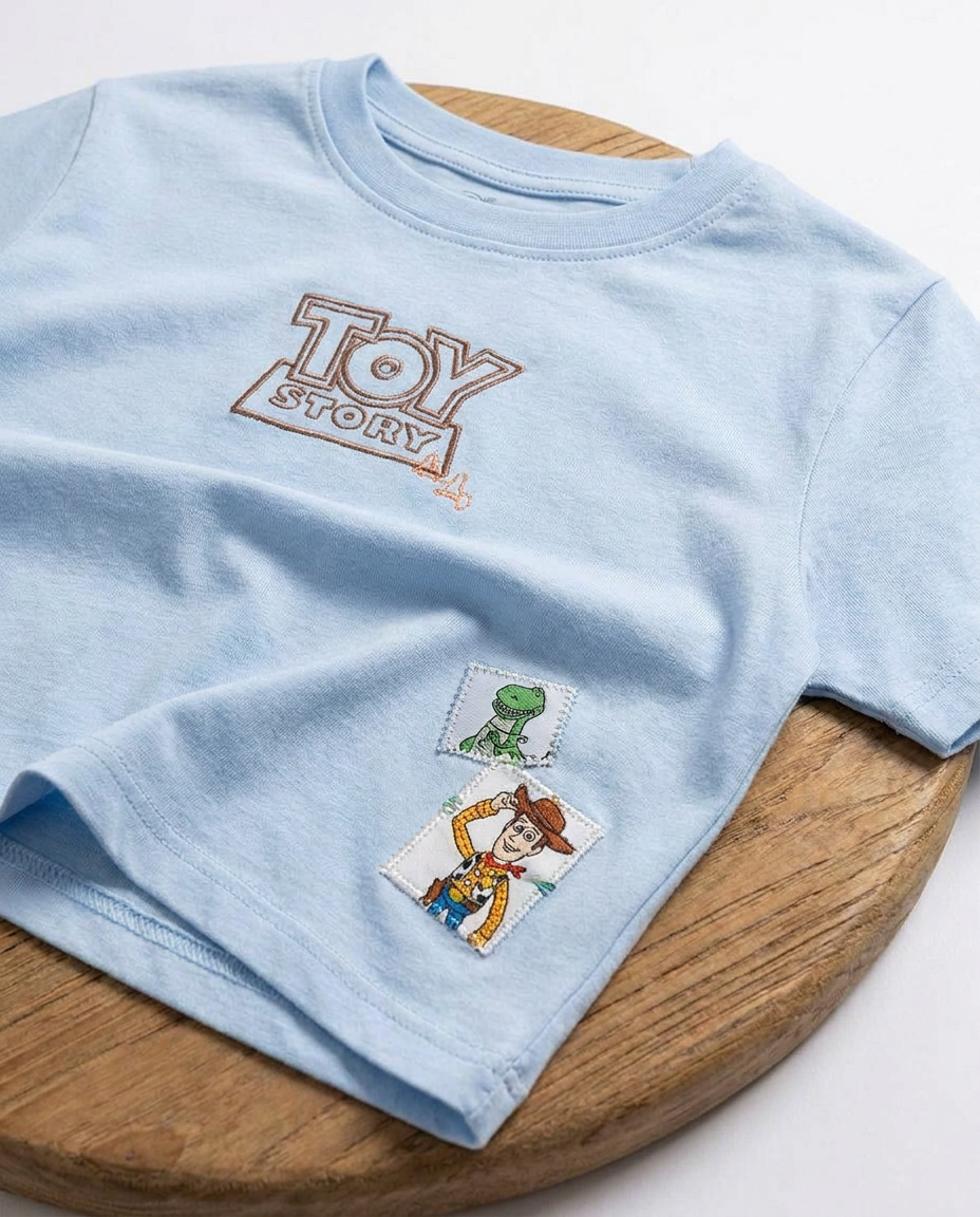 Boys Printed Toy Story Half Sleeves T-shirt