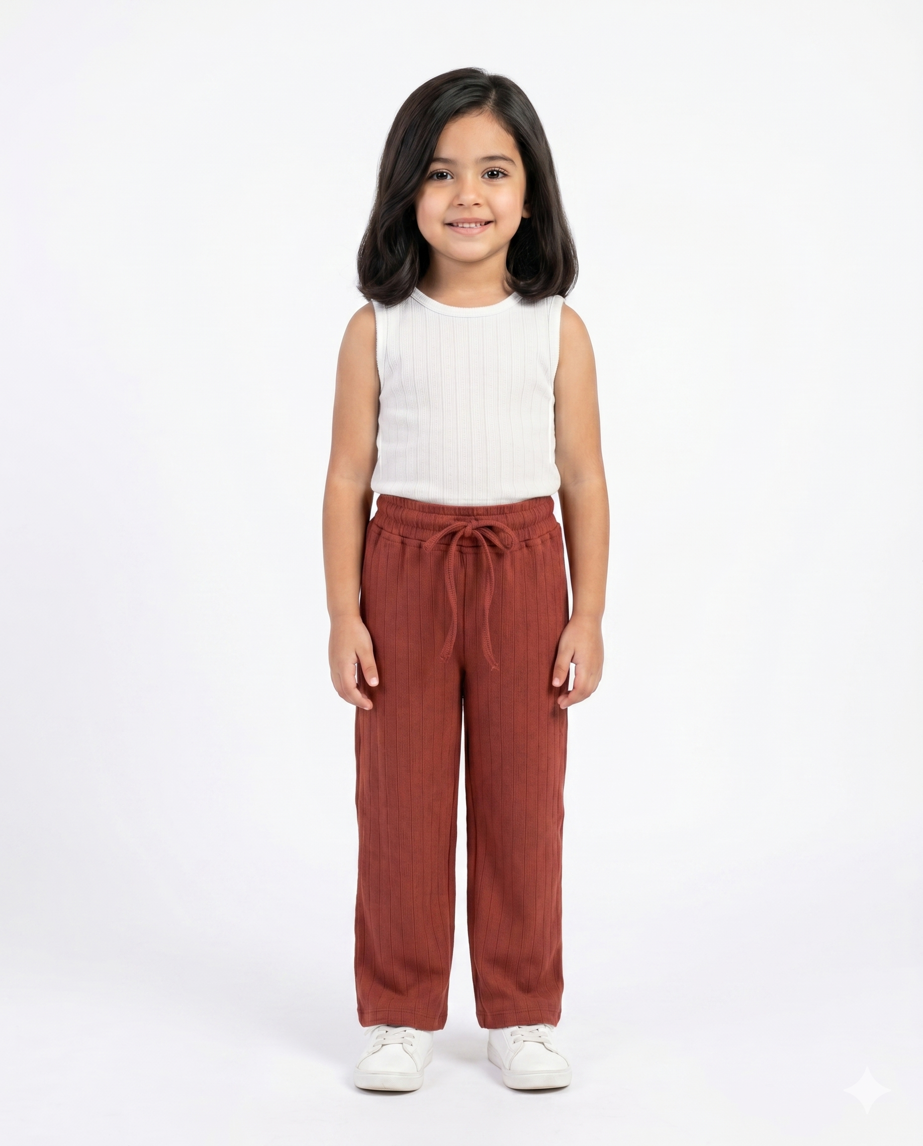 Girls Wide Leg Casual Pant