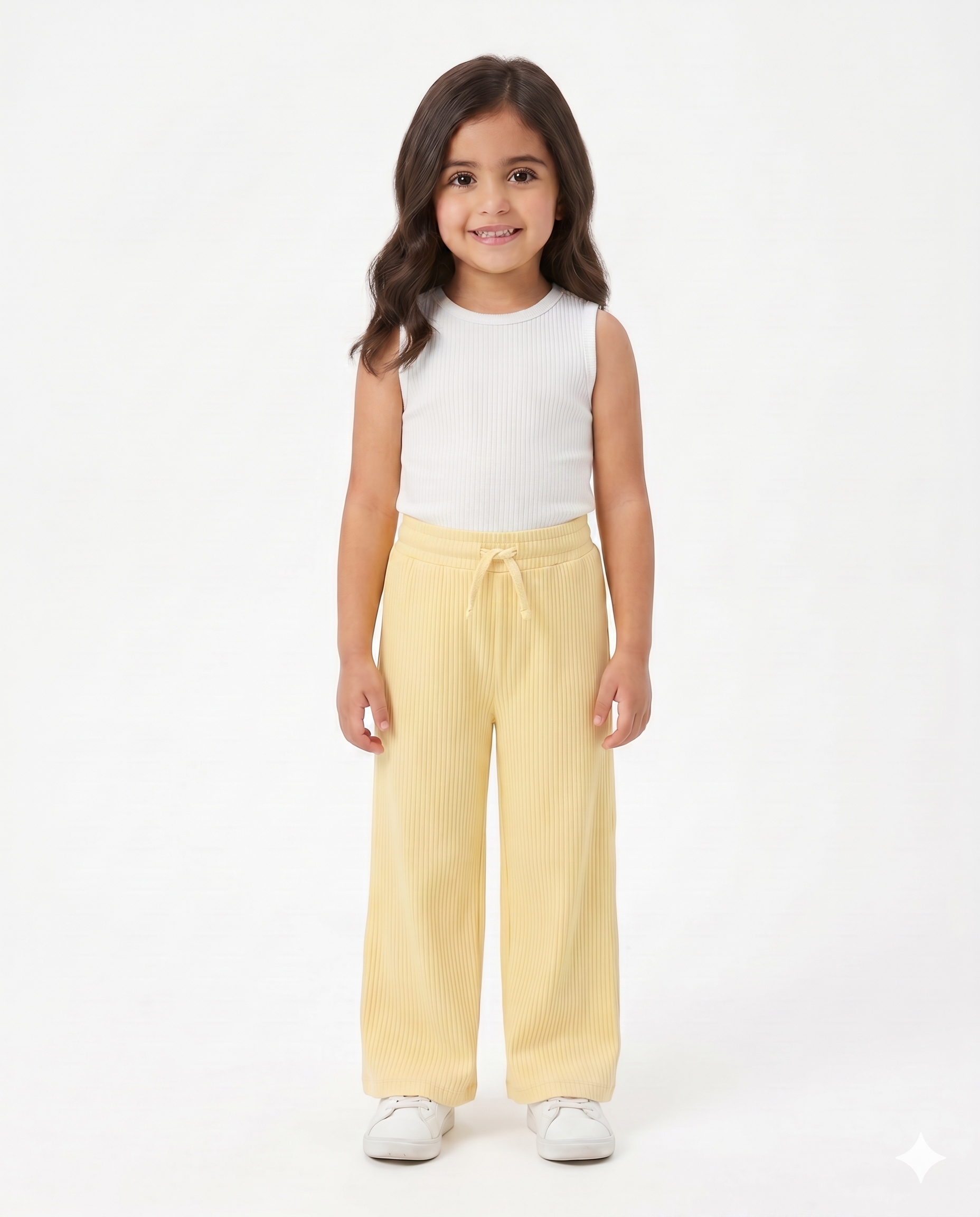 Girls Wide Leg Casual Pant