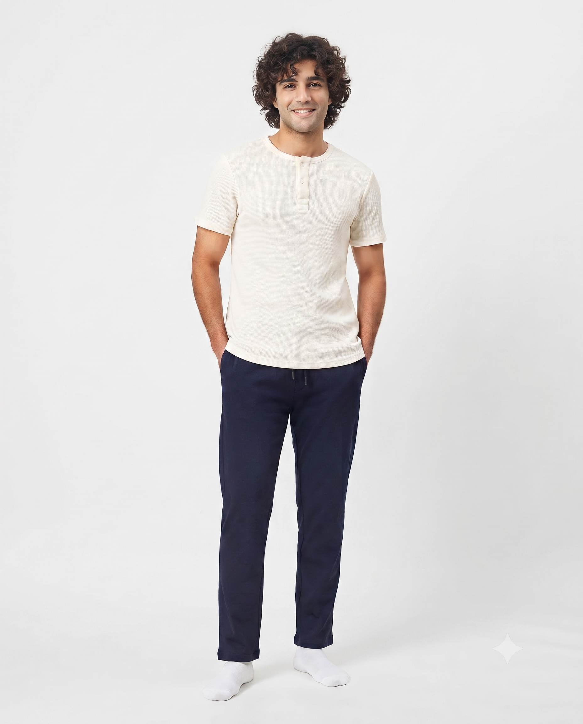 Men Half Sleeves Pyjama W/pant