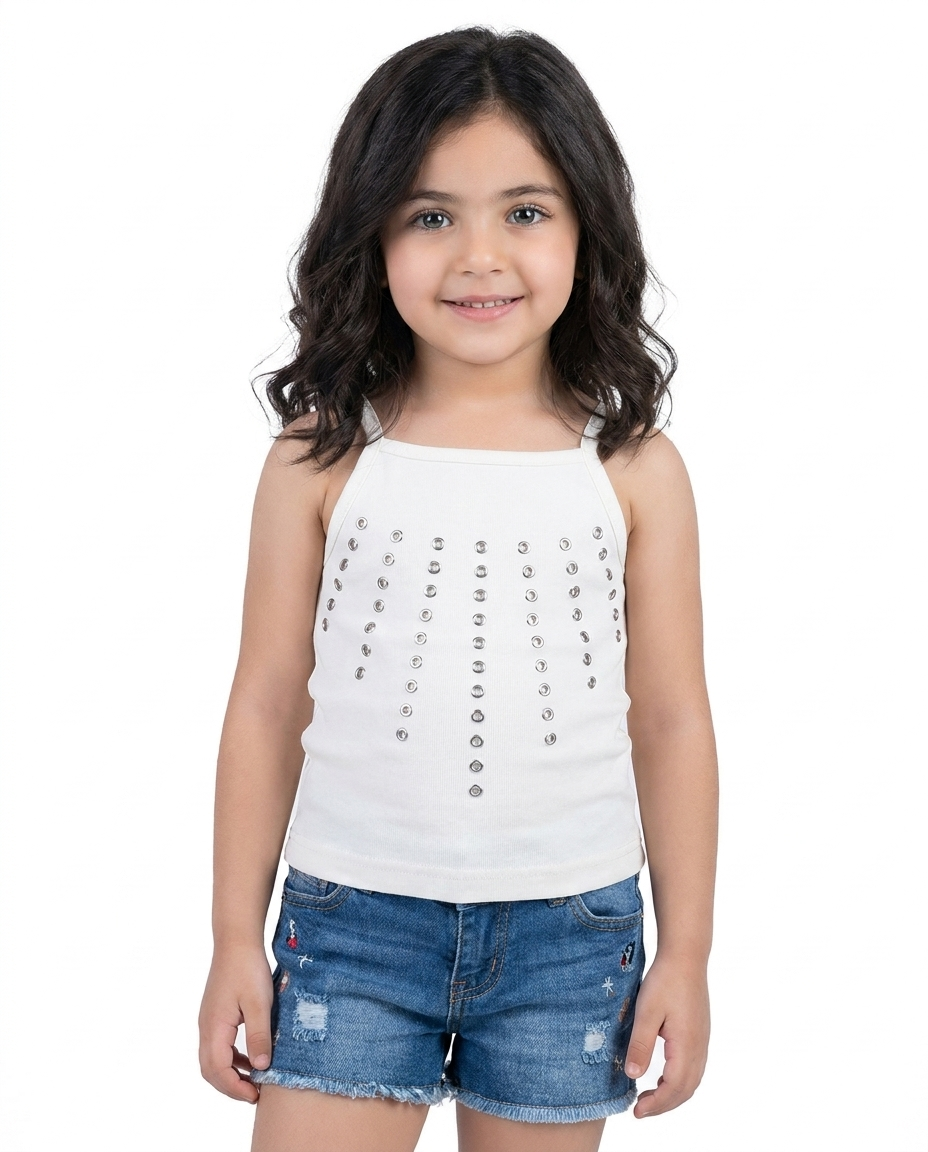 Girls Sleevless T-shirt
