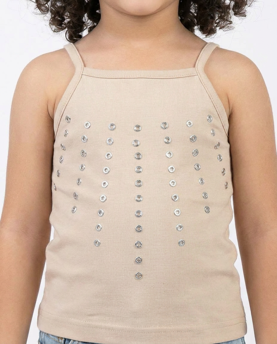 Girls Sleevless T-shirt