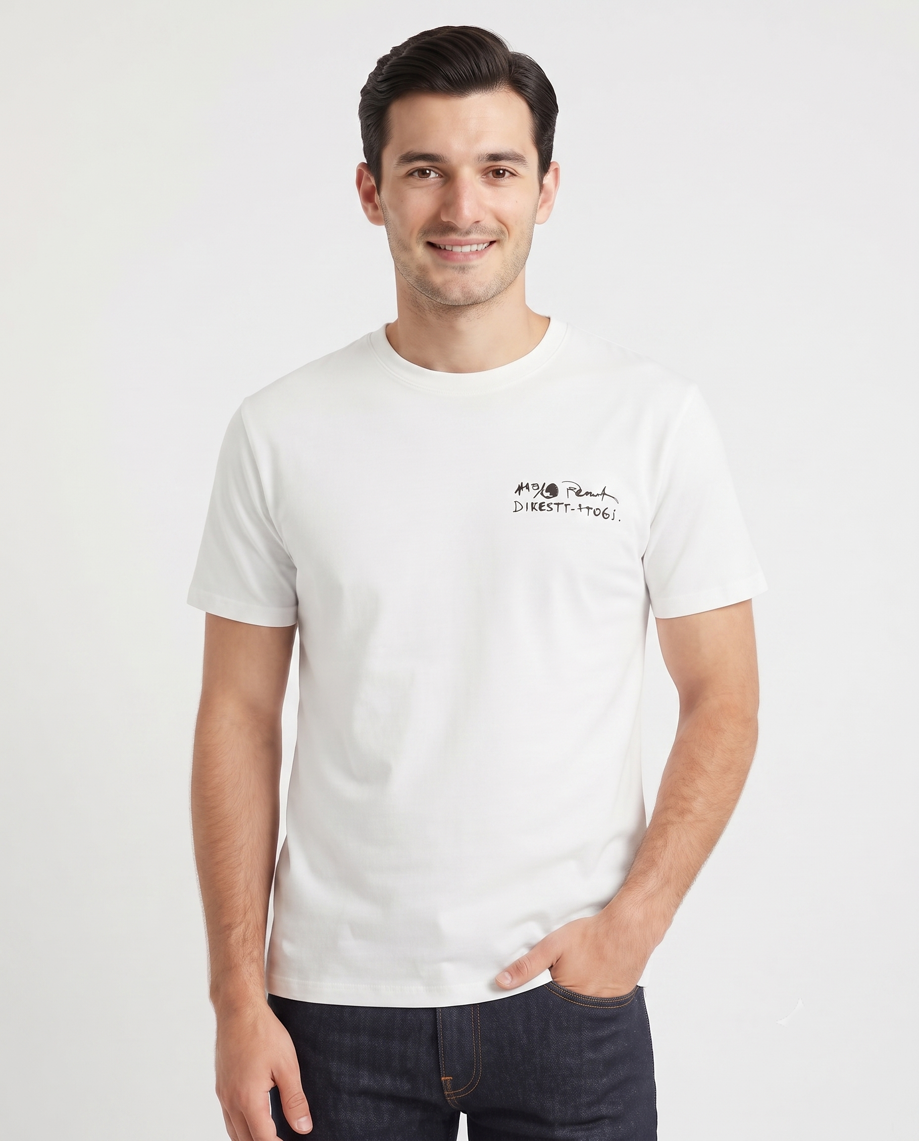 Men Printed Half Sleeves T-shirt