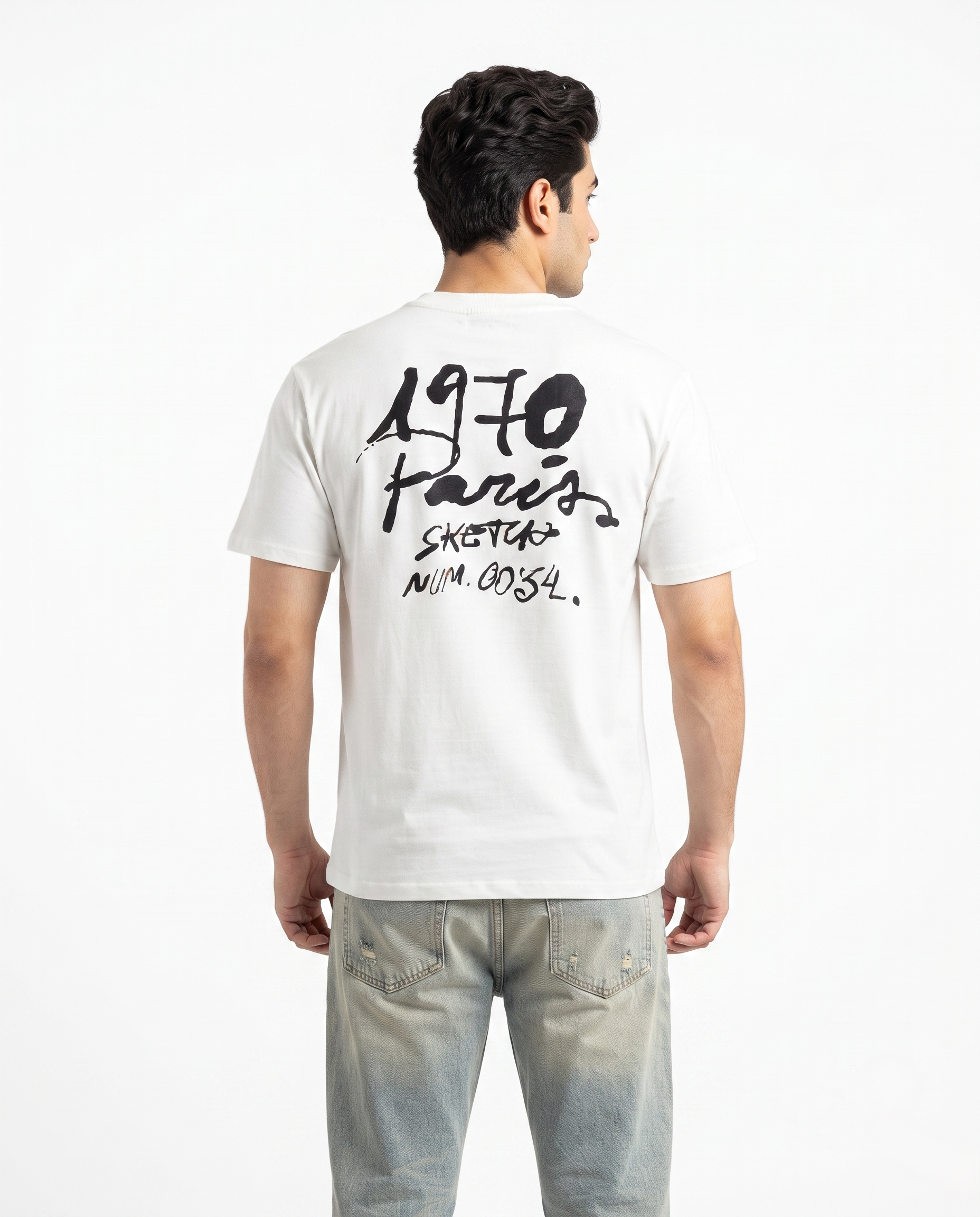 Men Printed Half Sleeves T-shirt