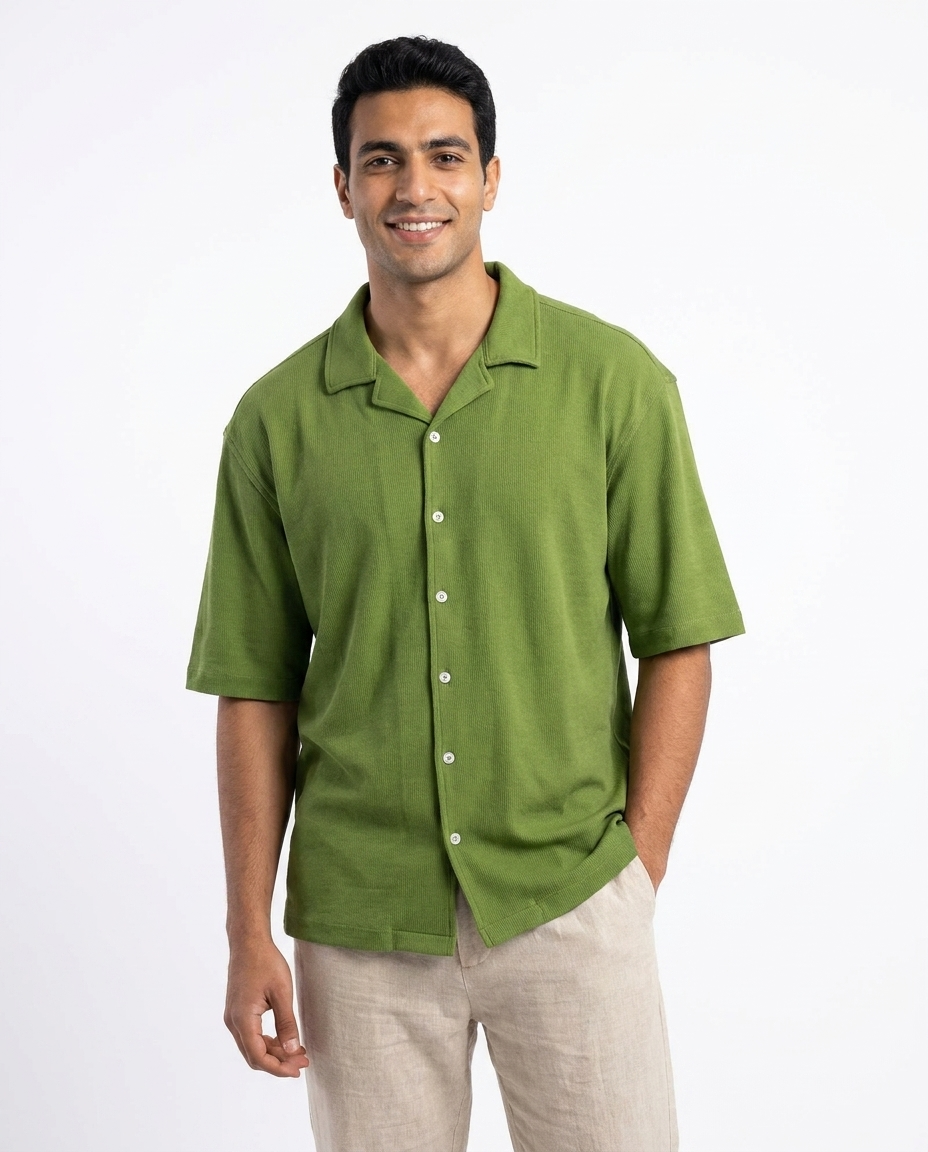 Men Tens Half Sleeves Shirt