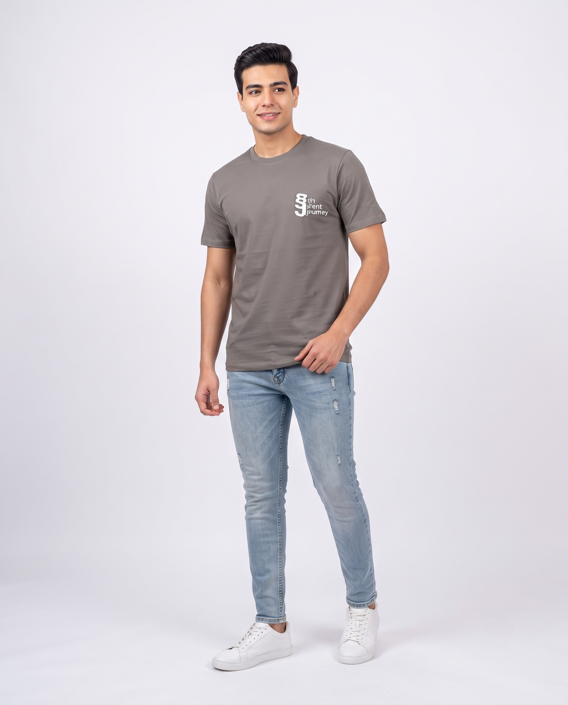 Men Printed Abstract Half Sleeves T-Shirt