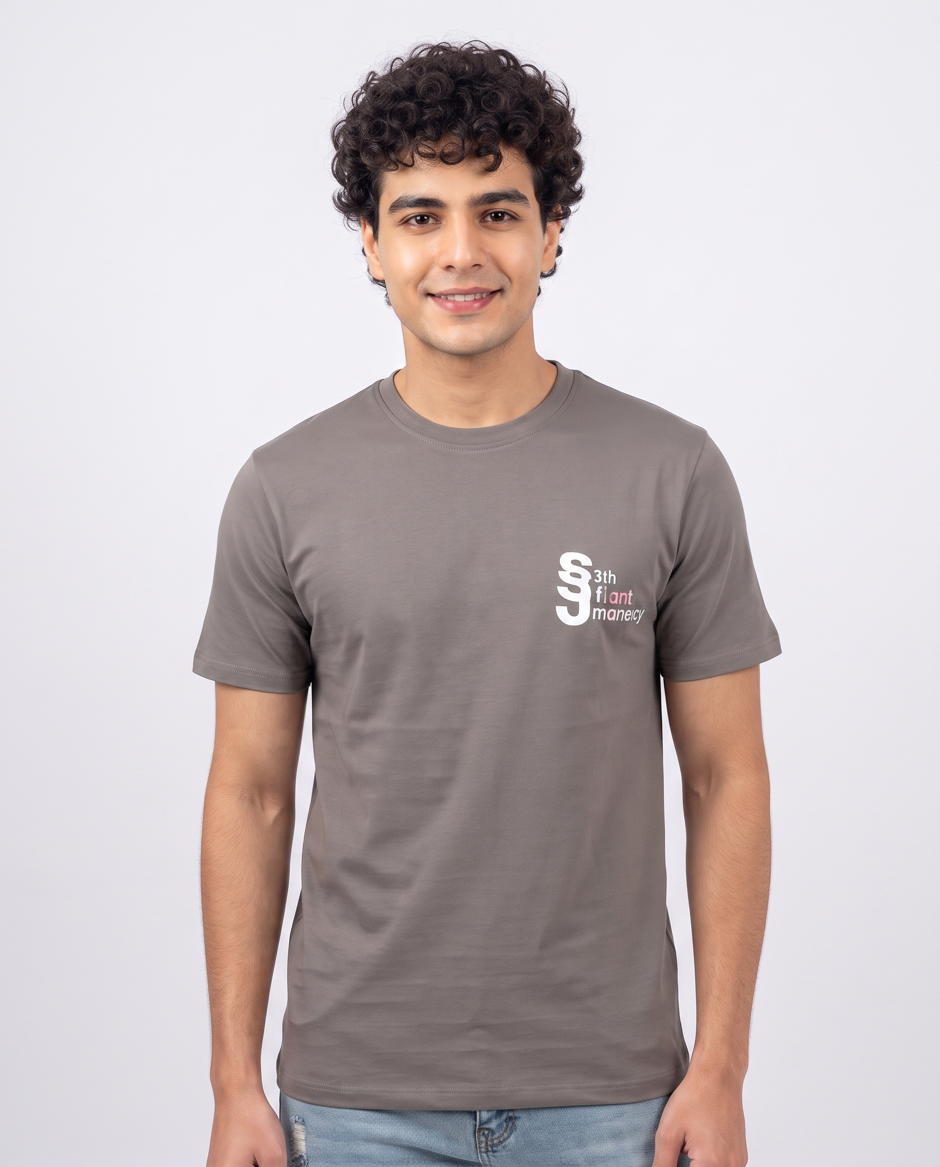 Men Printed Abstract Half Sleeves T-Shirt