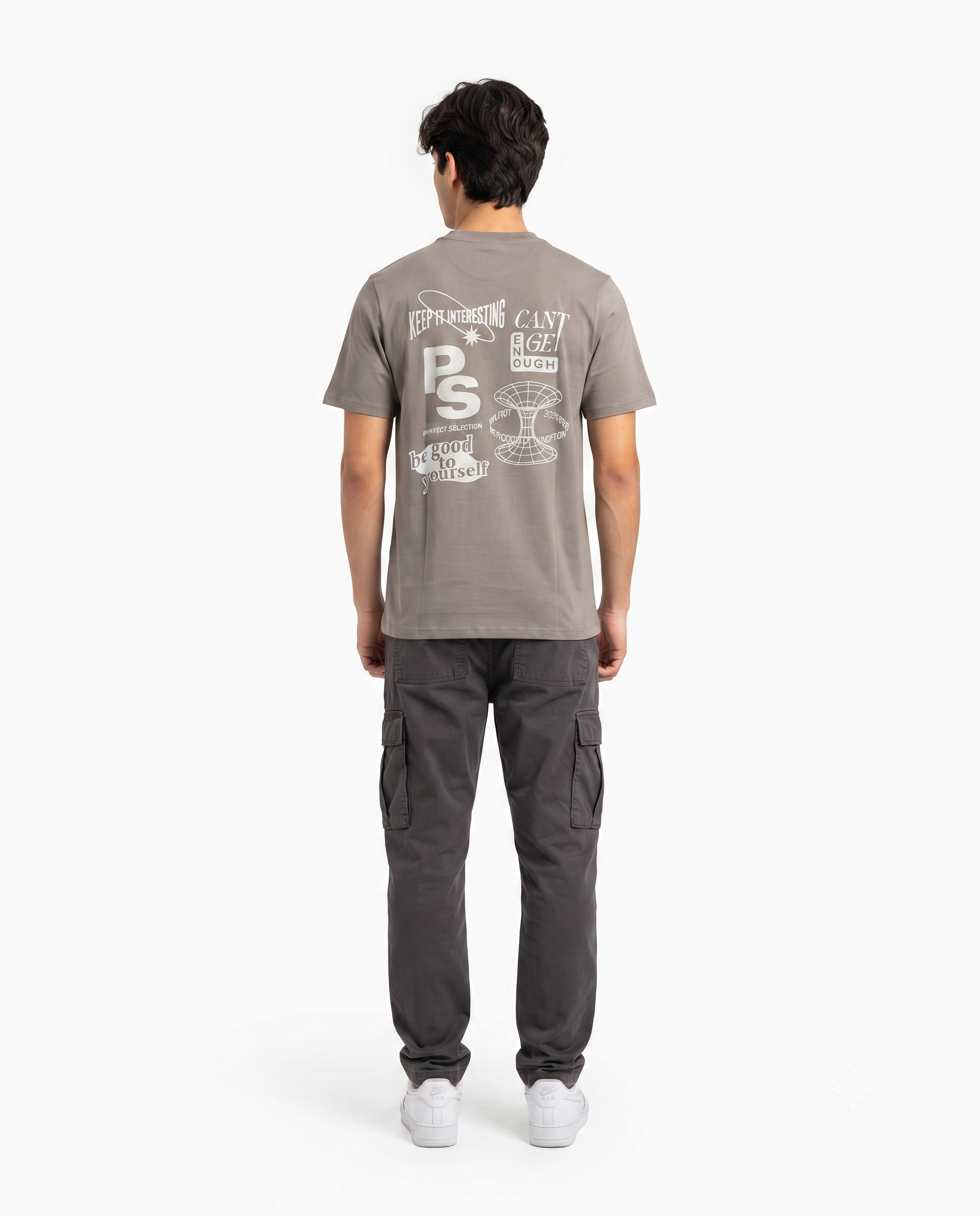 Men Printed Abstract Half Sleeves T-Shirt