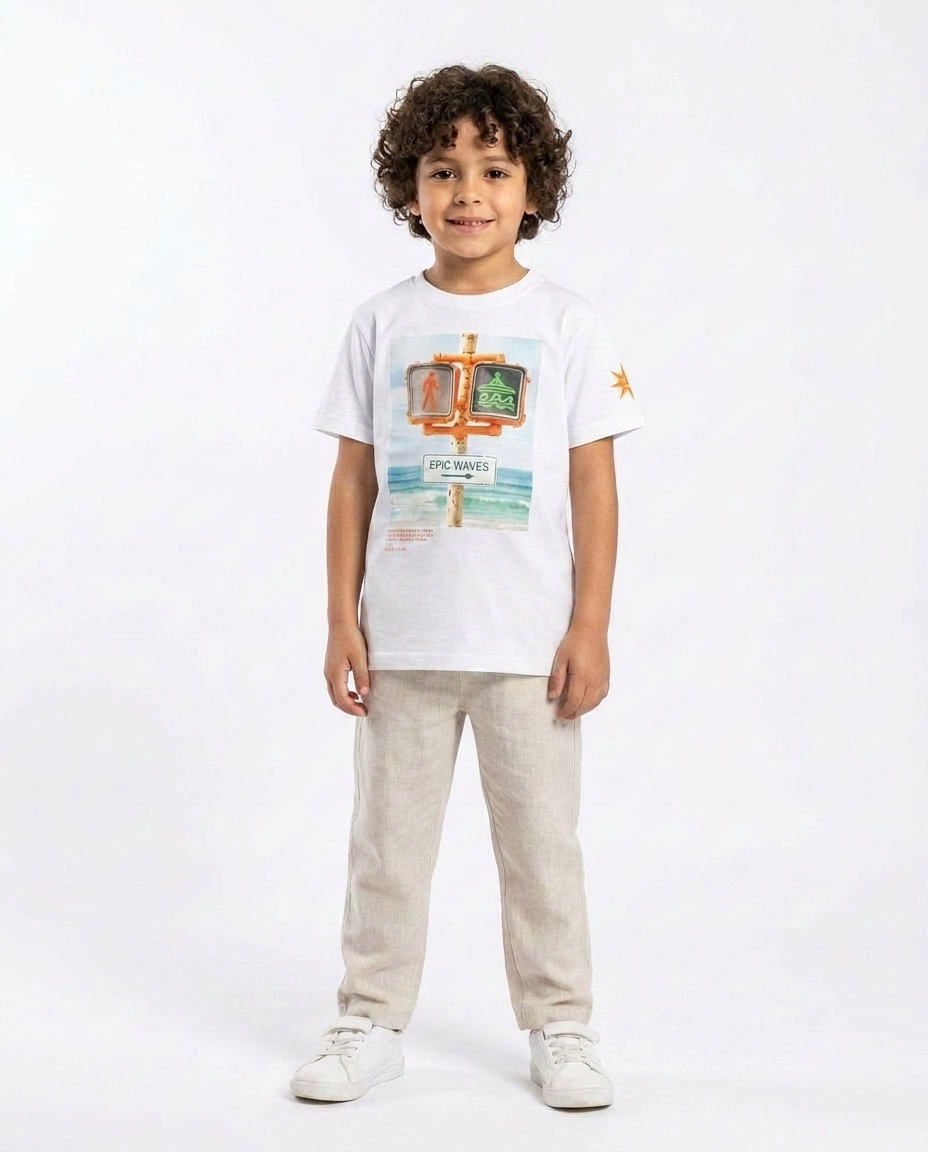 Boys Printed Half Sleeves T-shirt