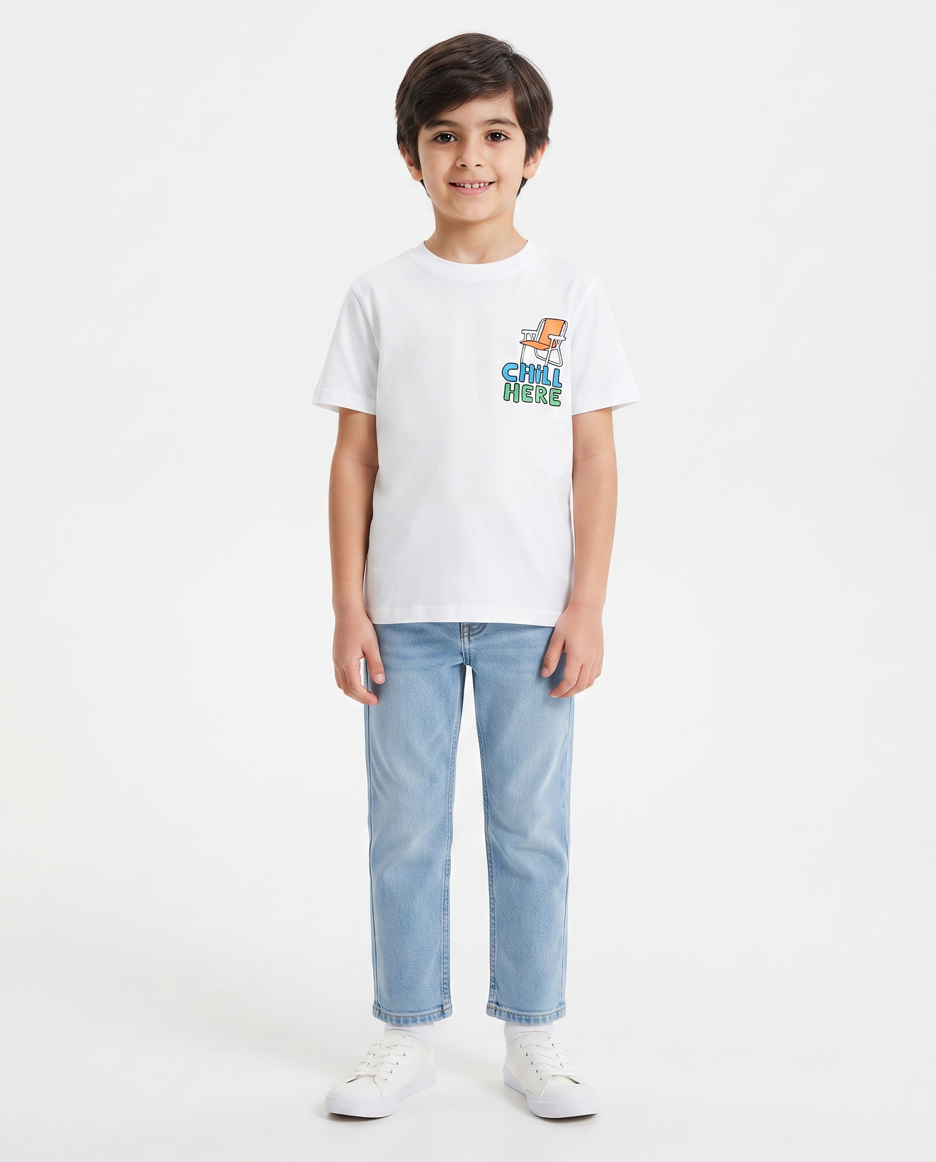 Boys Printed Half Sleeves T-shirt