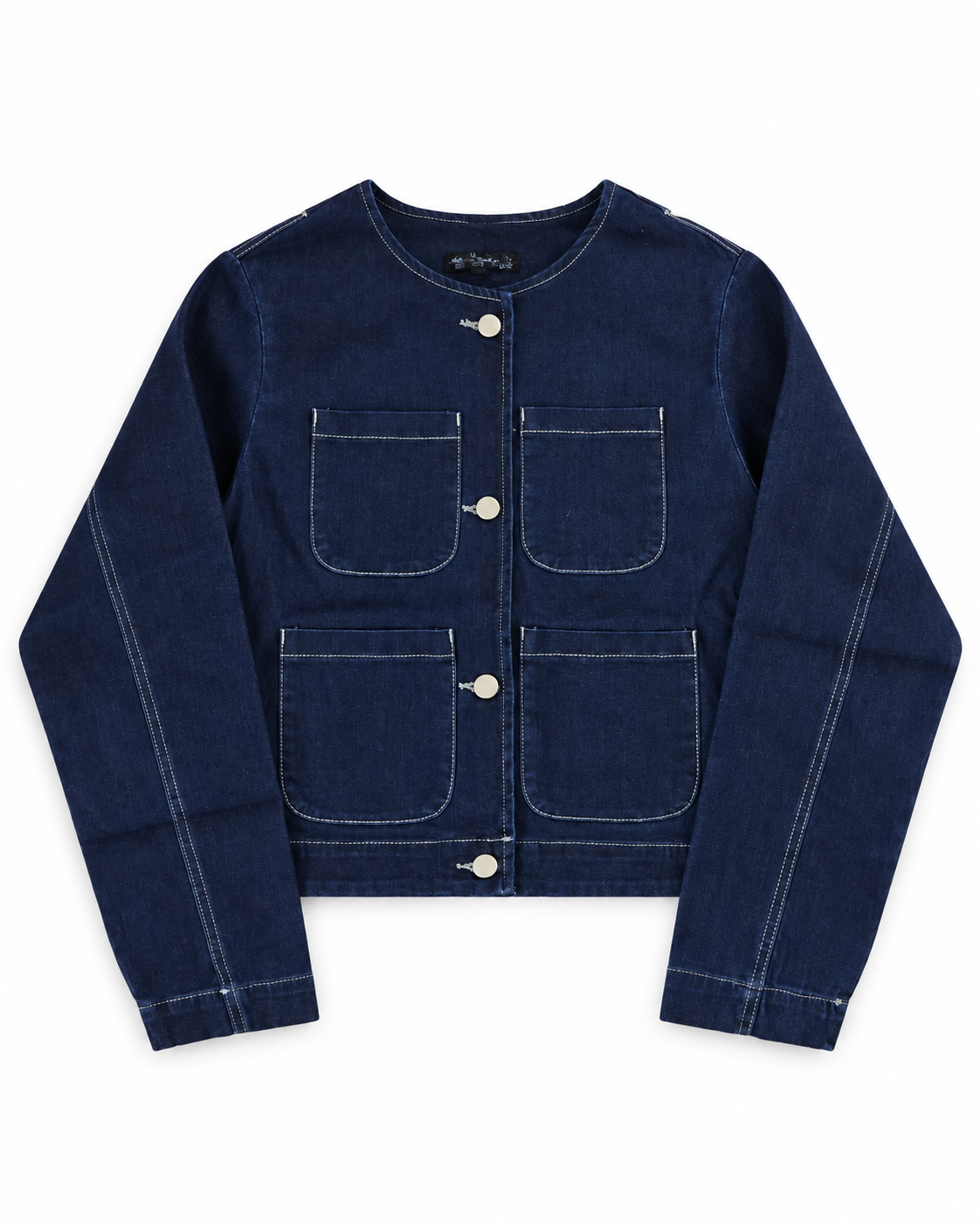 Women Plain 4Pocket Jeans Jacket