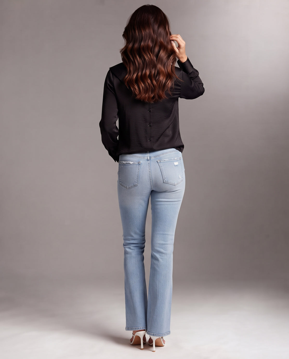Women  Satin Casual Blouse