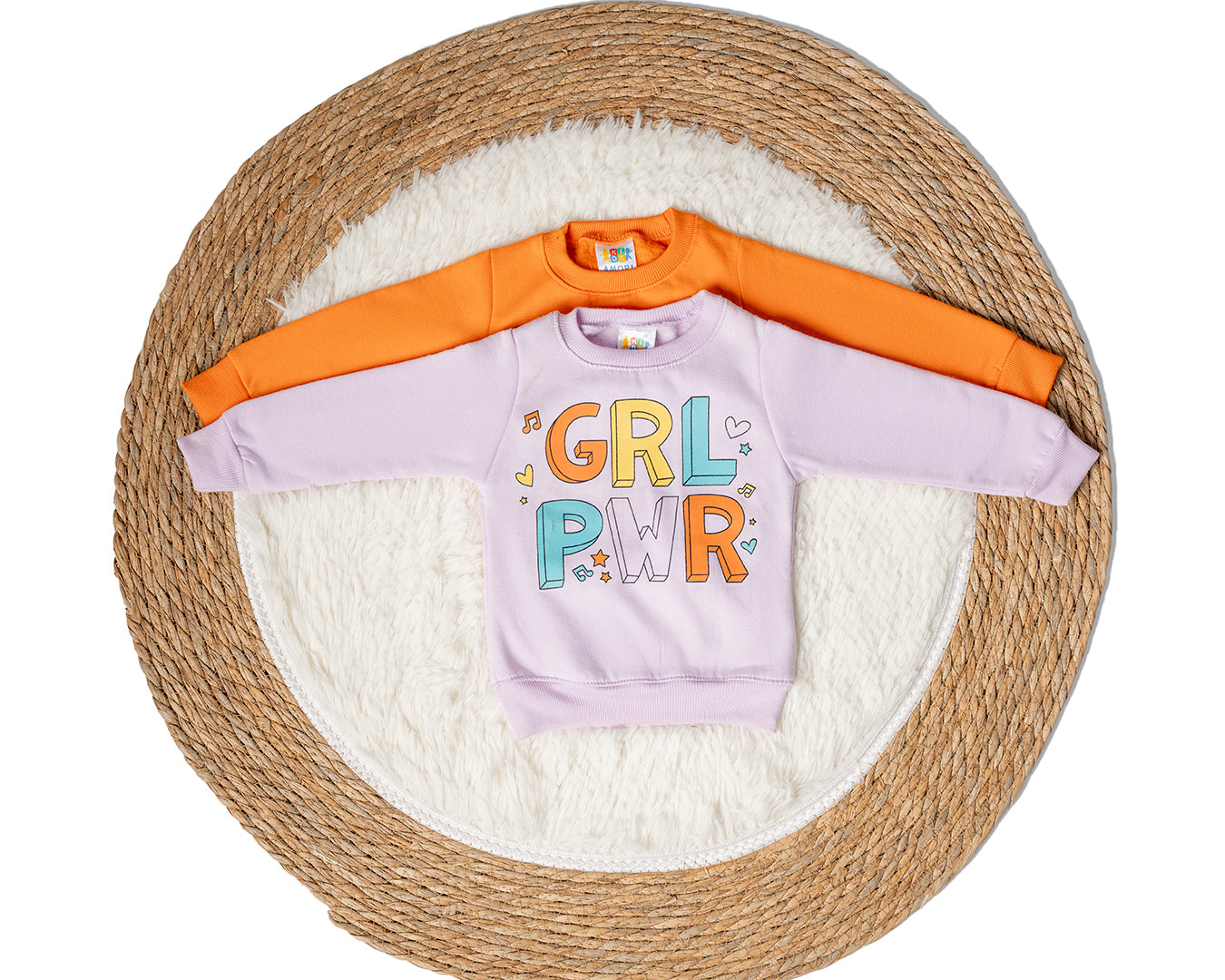Baby Girl Printed Grl Pwr Sweatshirt