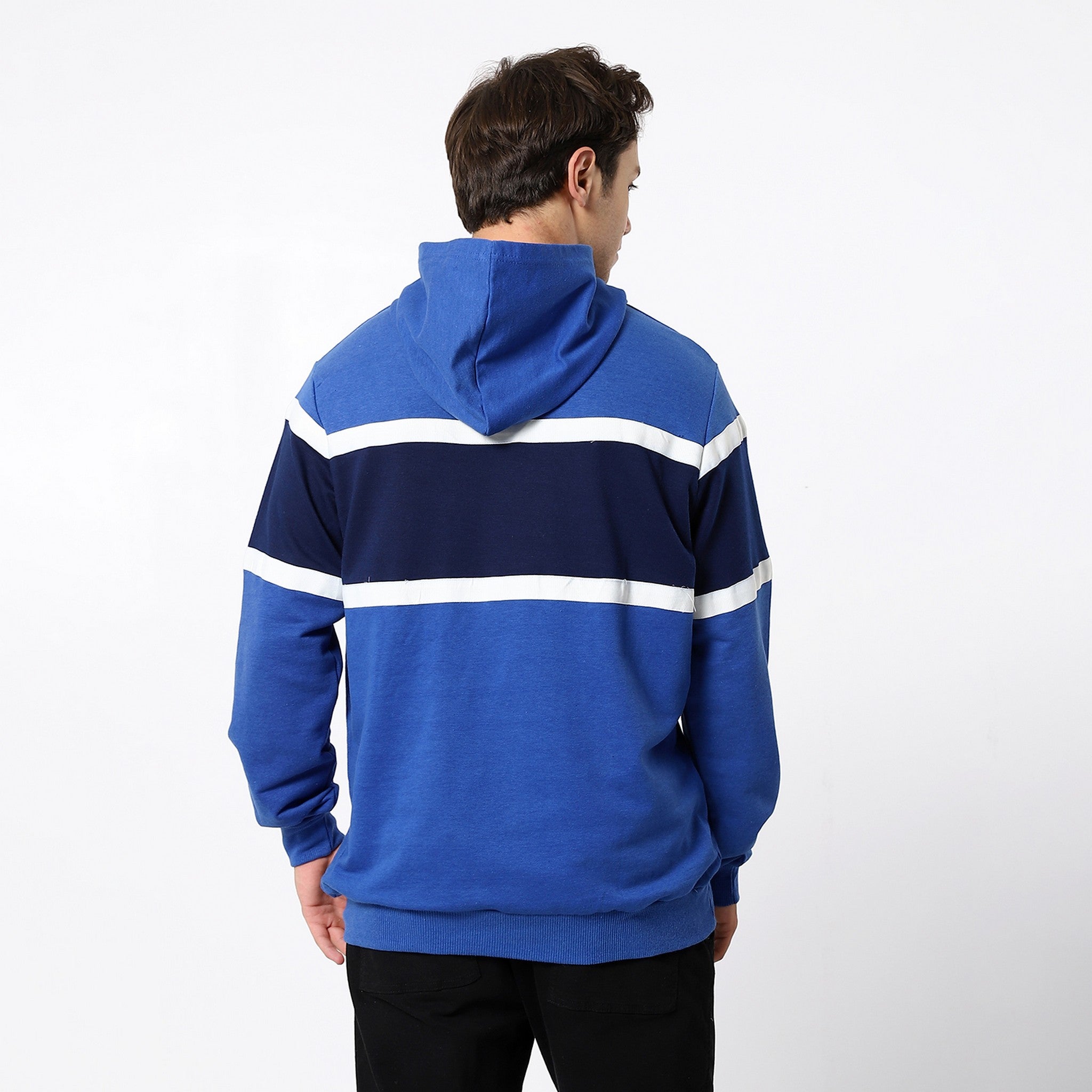 Shades Of Blue Printed Comfy Hoodie