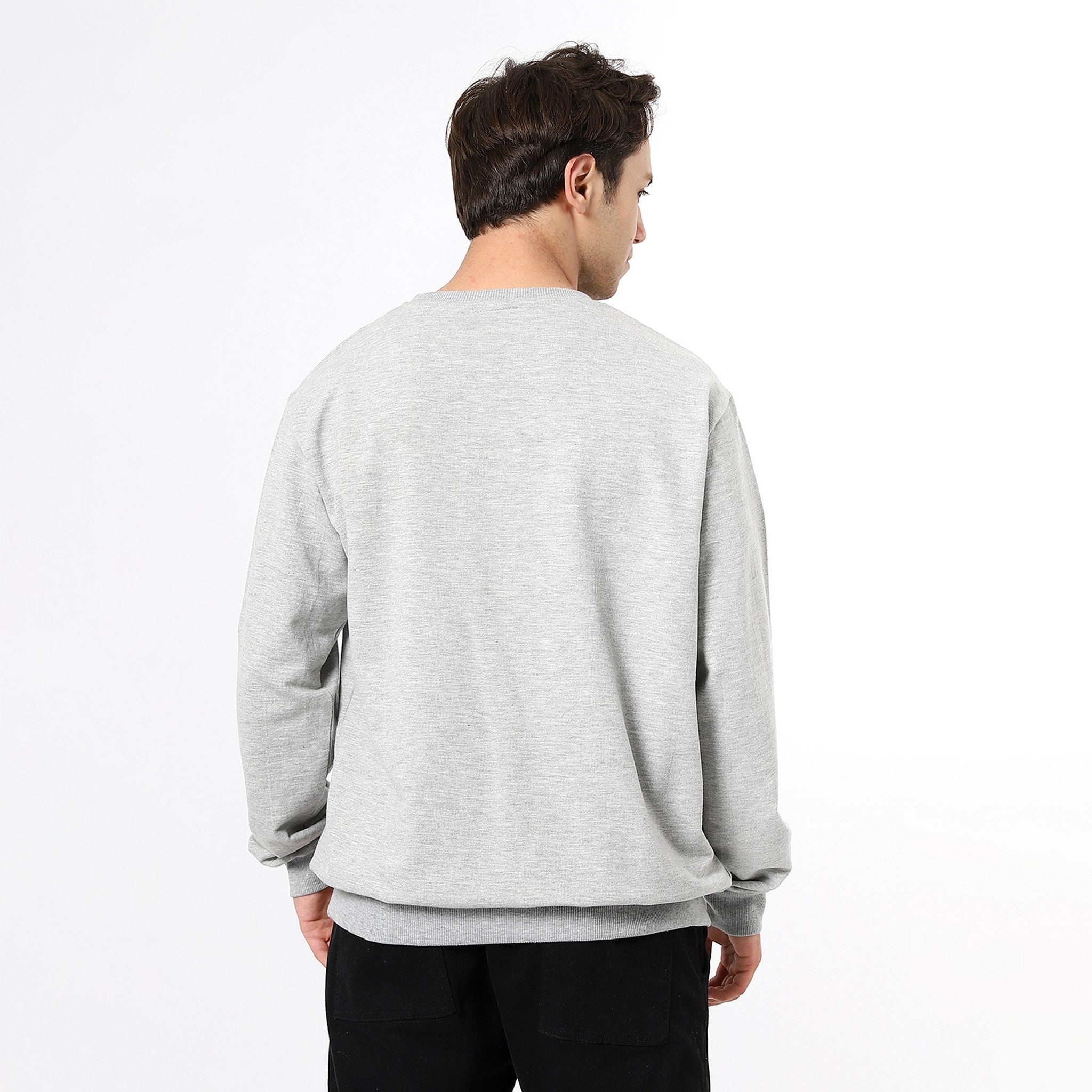 Basic Heather Cloud Grey Sweatshirt