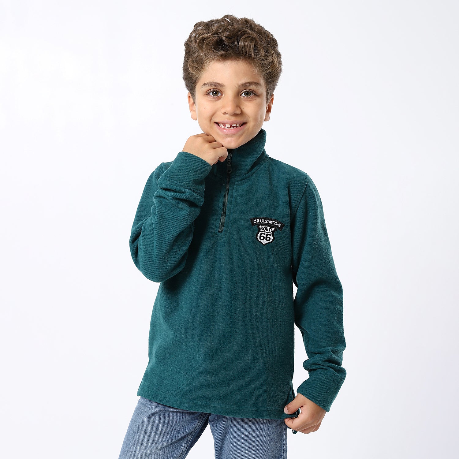 Boys Green Sweatshirt