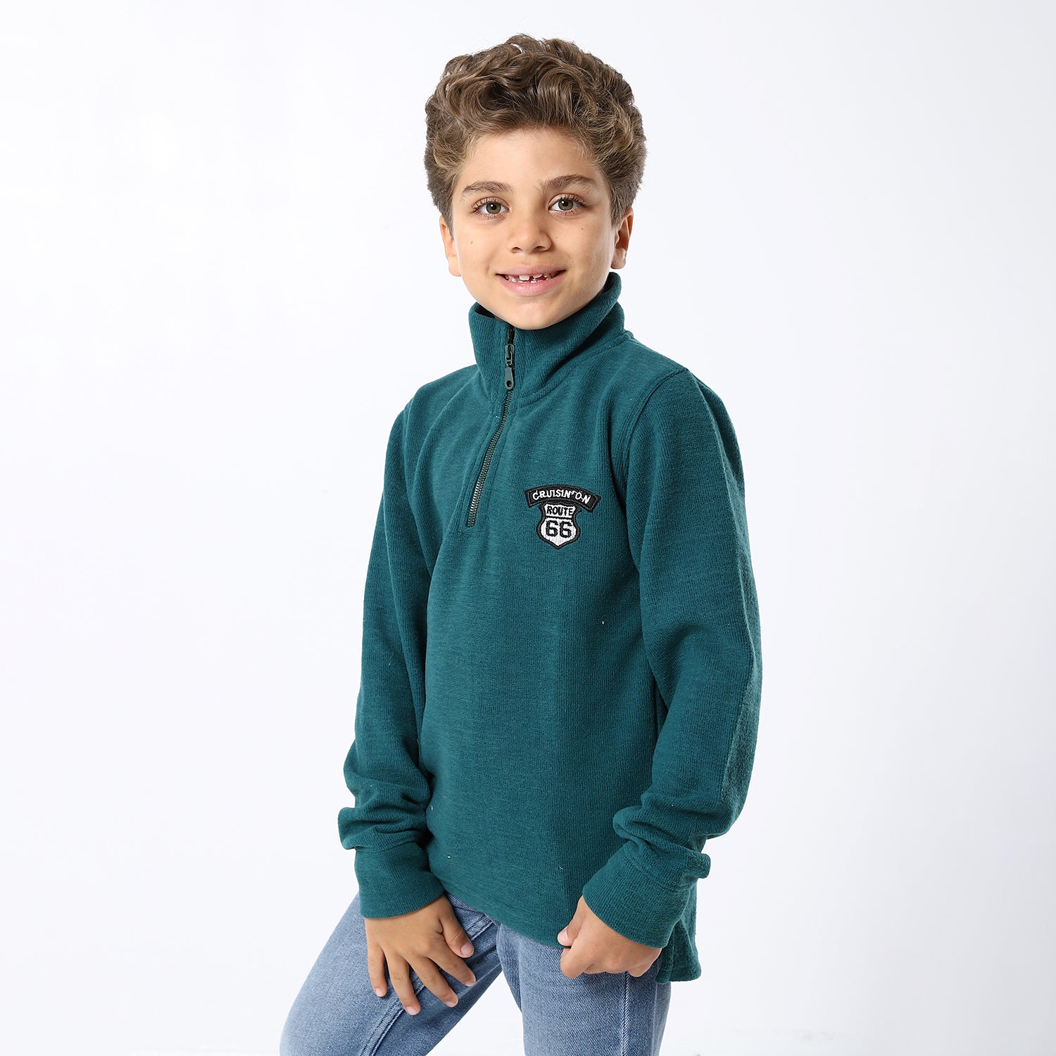 Boys Green Sweatshirt