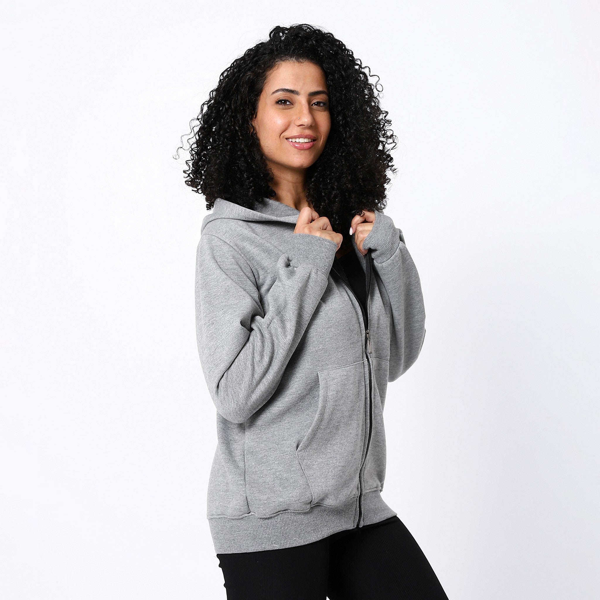 Fossil Heather Grey Active Sweatshirt