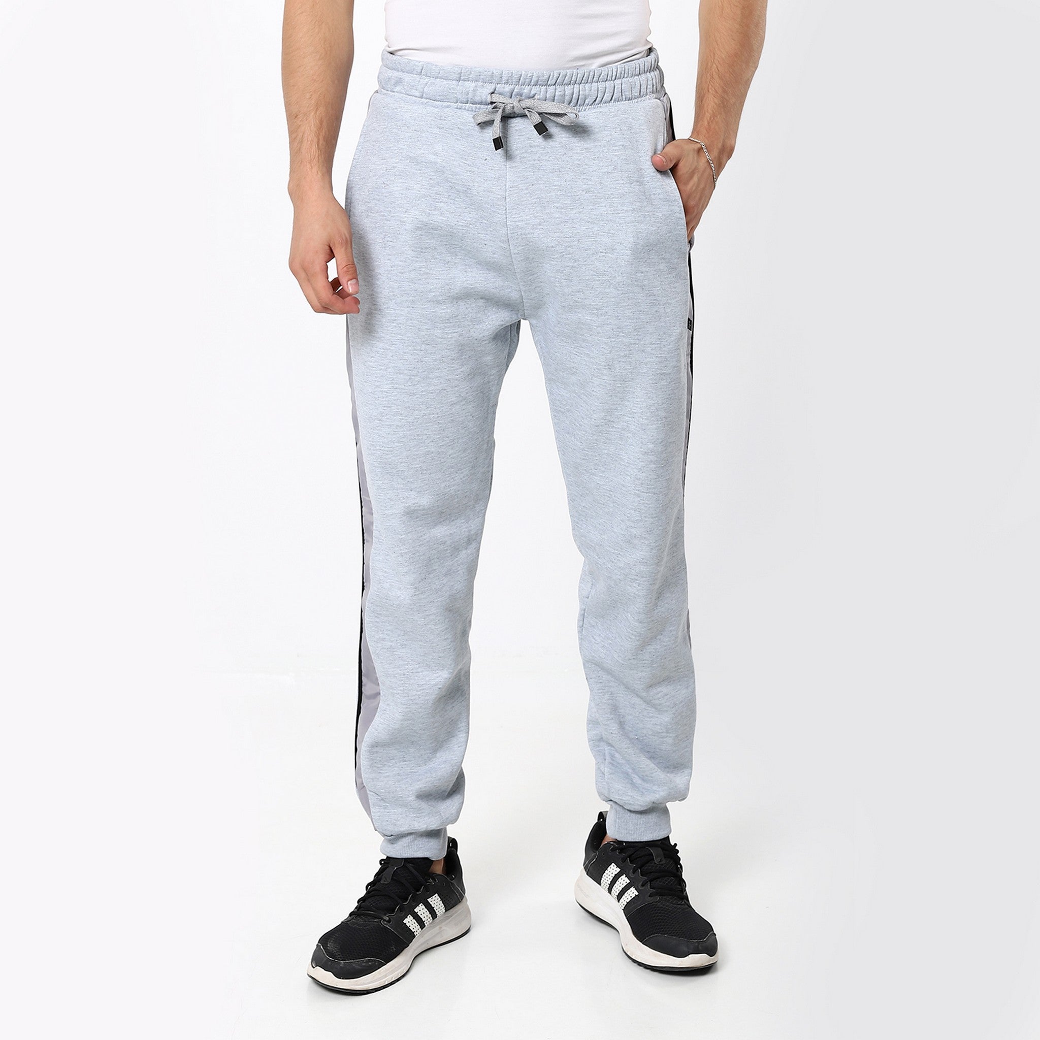 Coin Heather Grey Active Trackpants