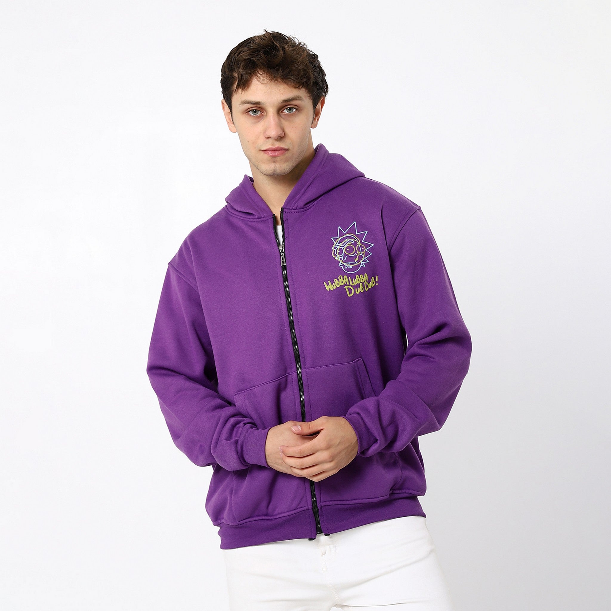 Rick Print Purple Sweatshirt