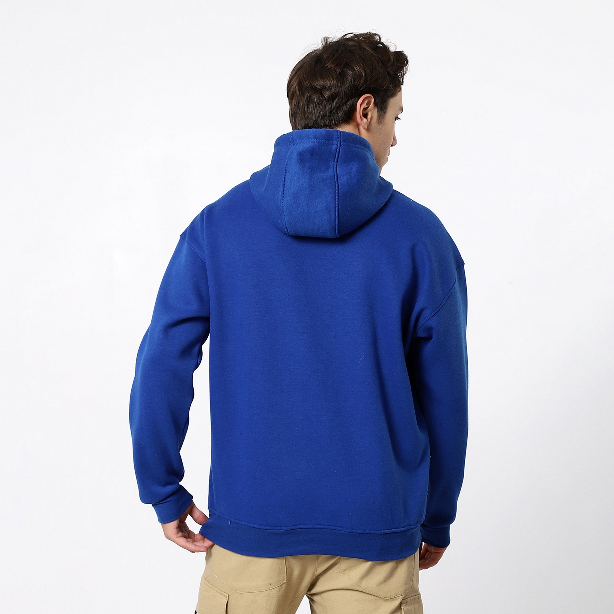 Printed Blue Trendy Hoodie