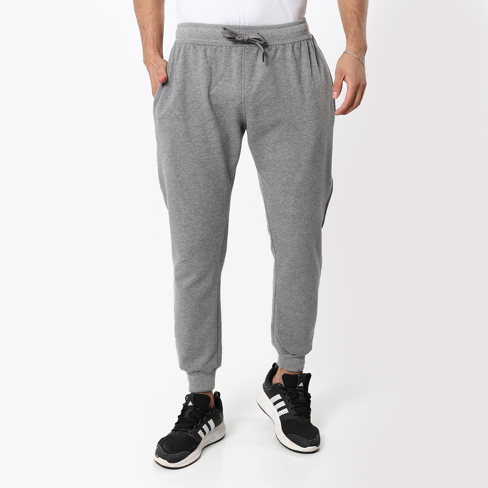 Heather Coin Grey Slim Active Joggers