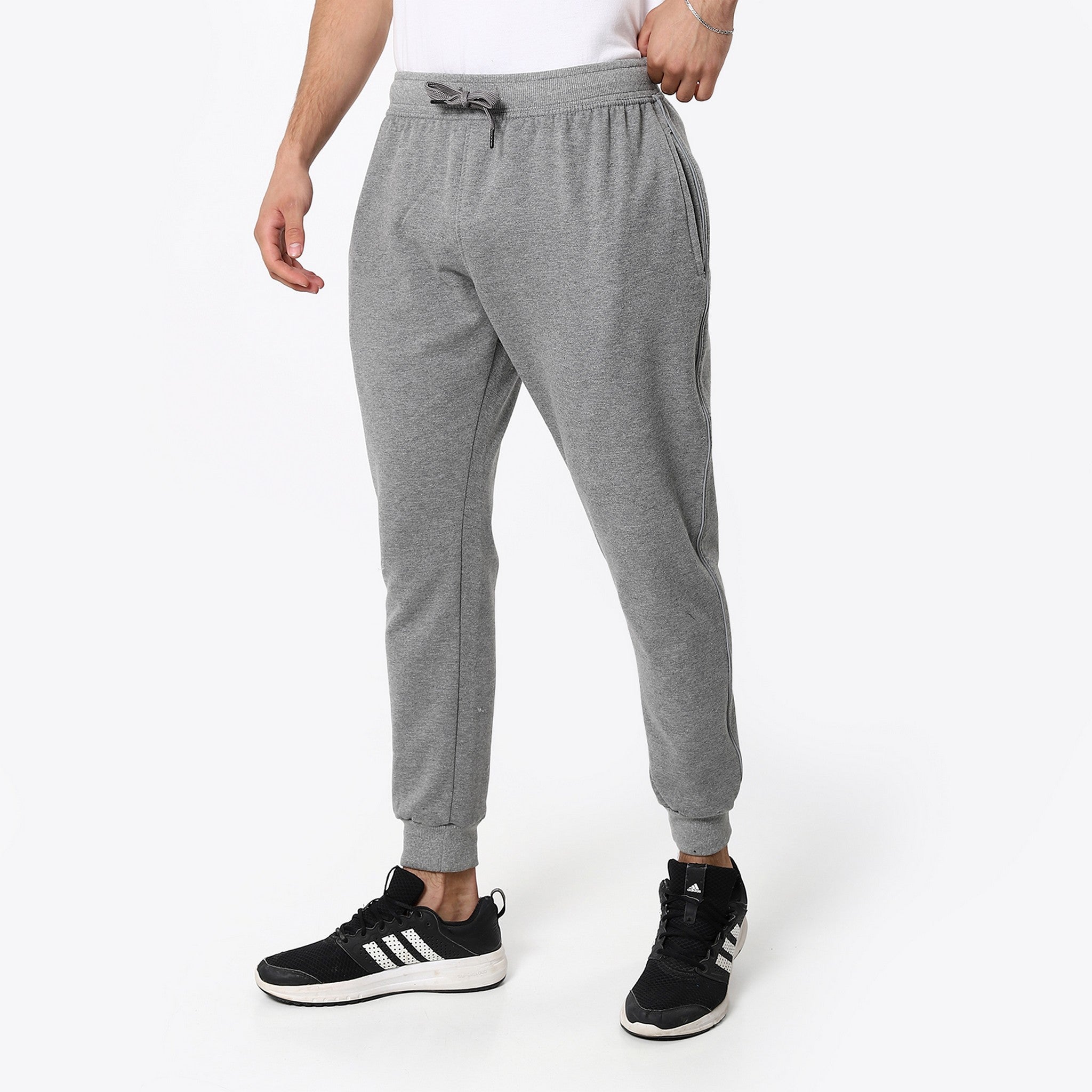 Heather Coin Grey Slim Active Joggers