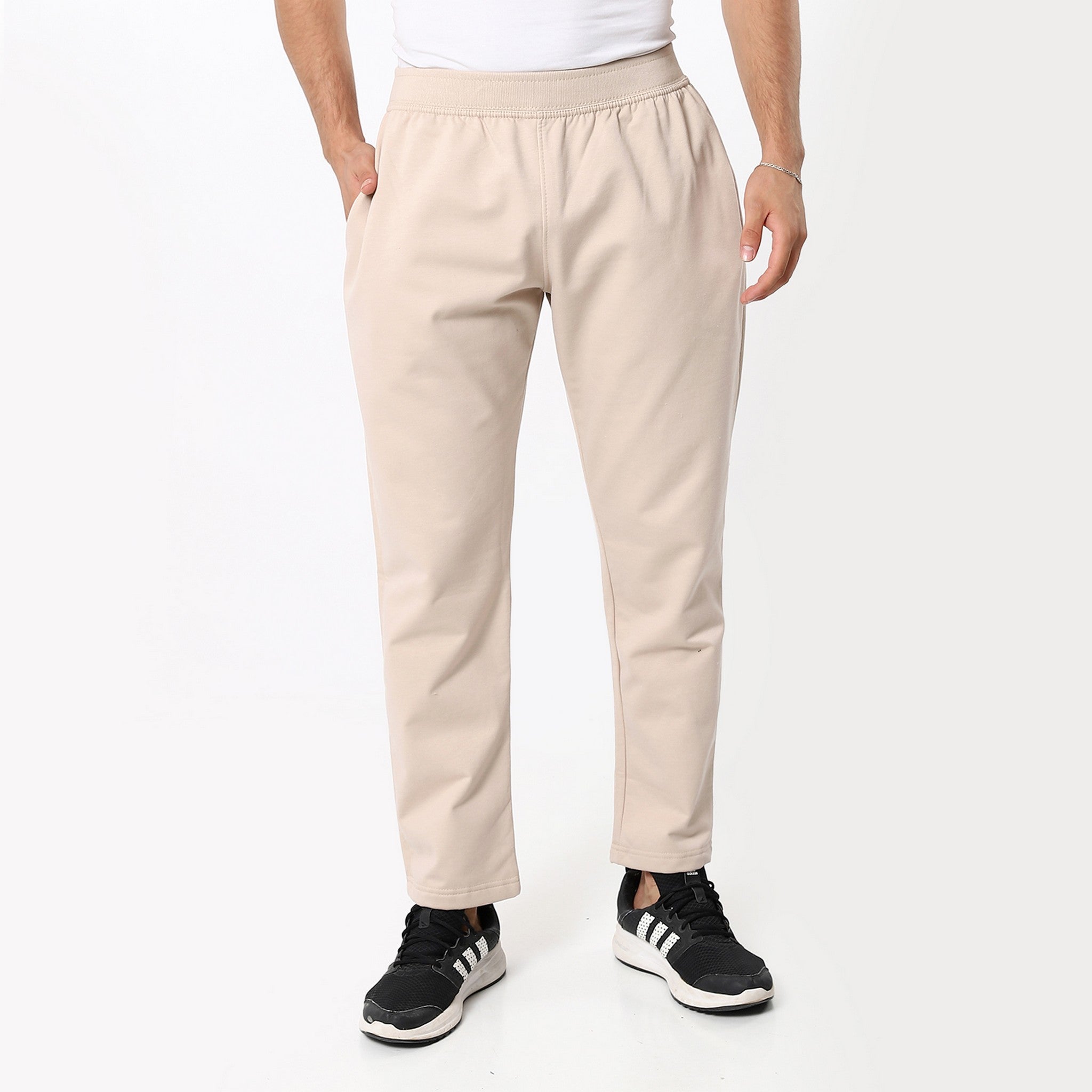 Elastic Waist Vanilla Trendy Pants