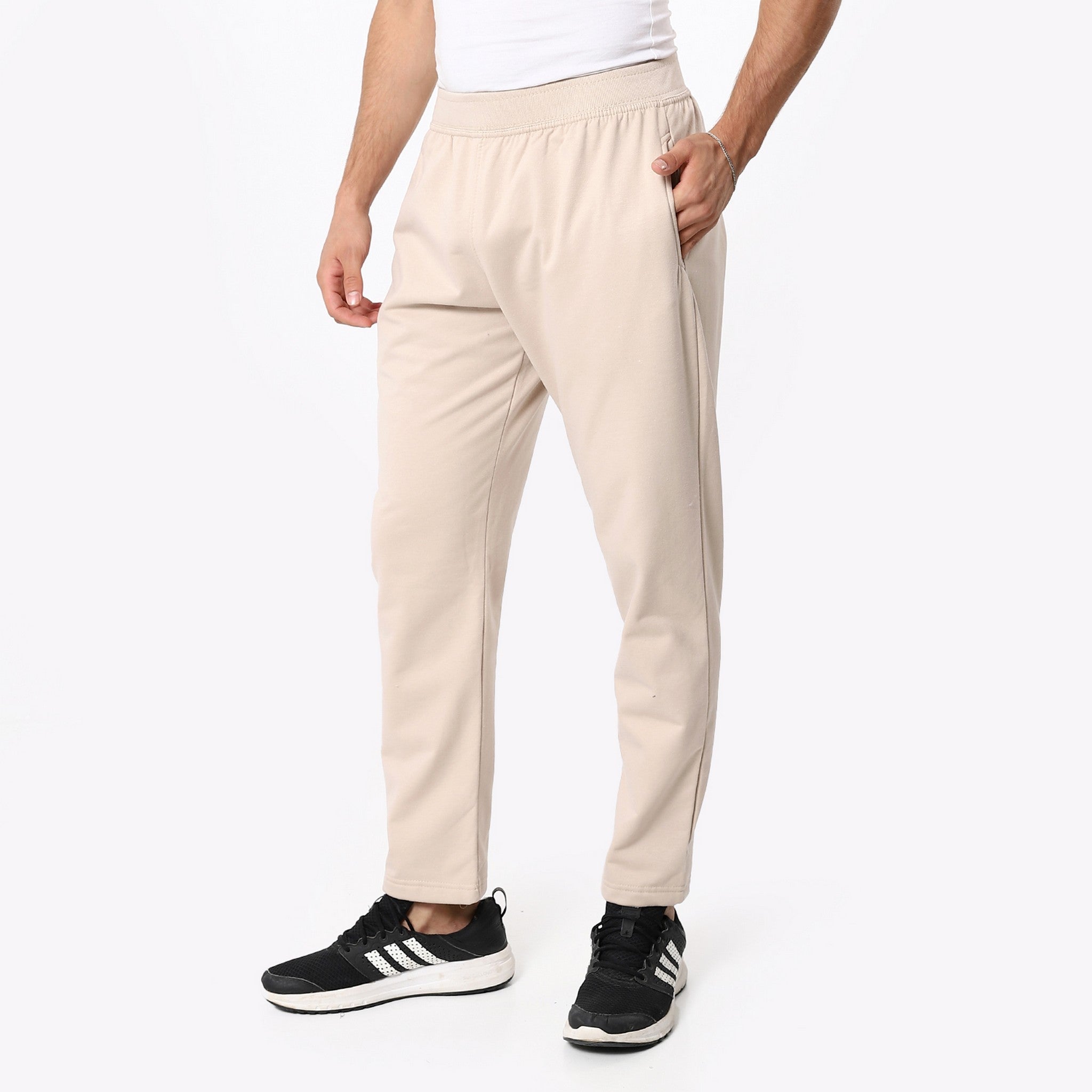 Elastic Waist Vanilla Trendy Pants