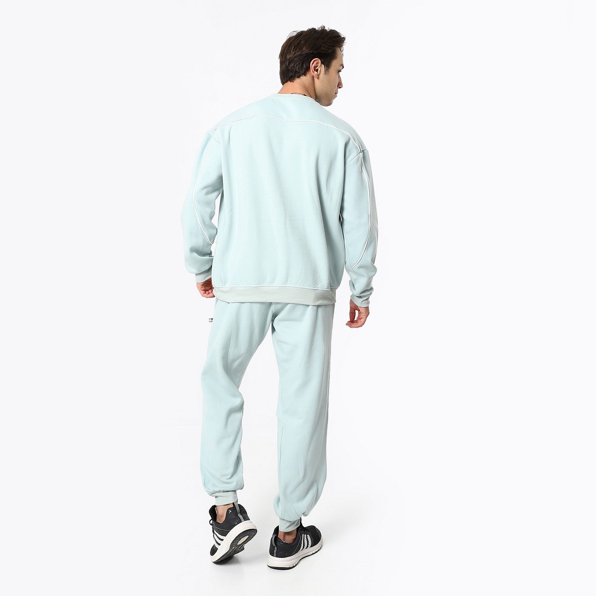 Bright Mint Plain Trendy Tracksuit Set