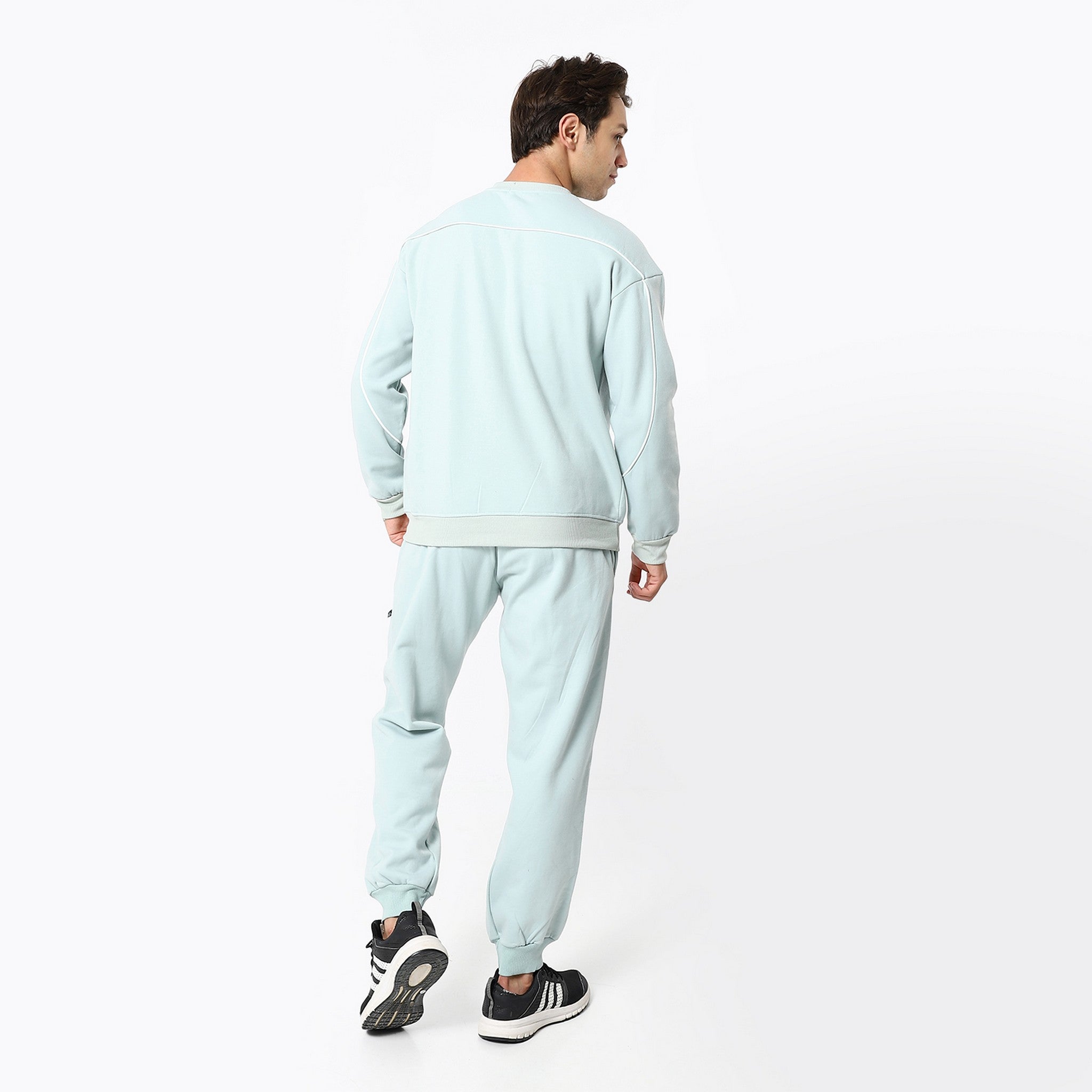 Bright Mint Plain Trendy Tracksuit Set