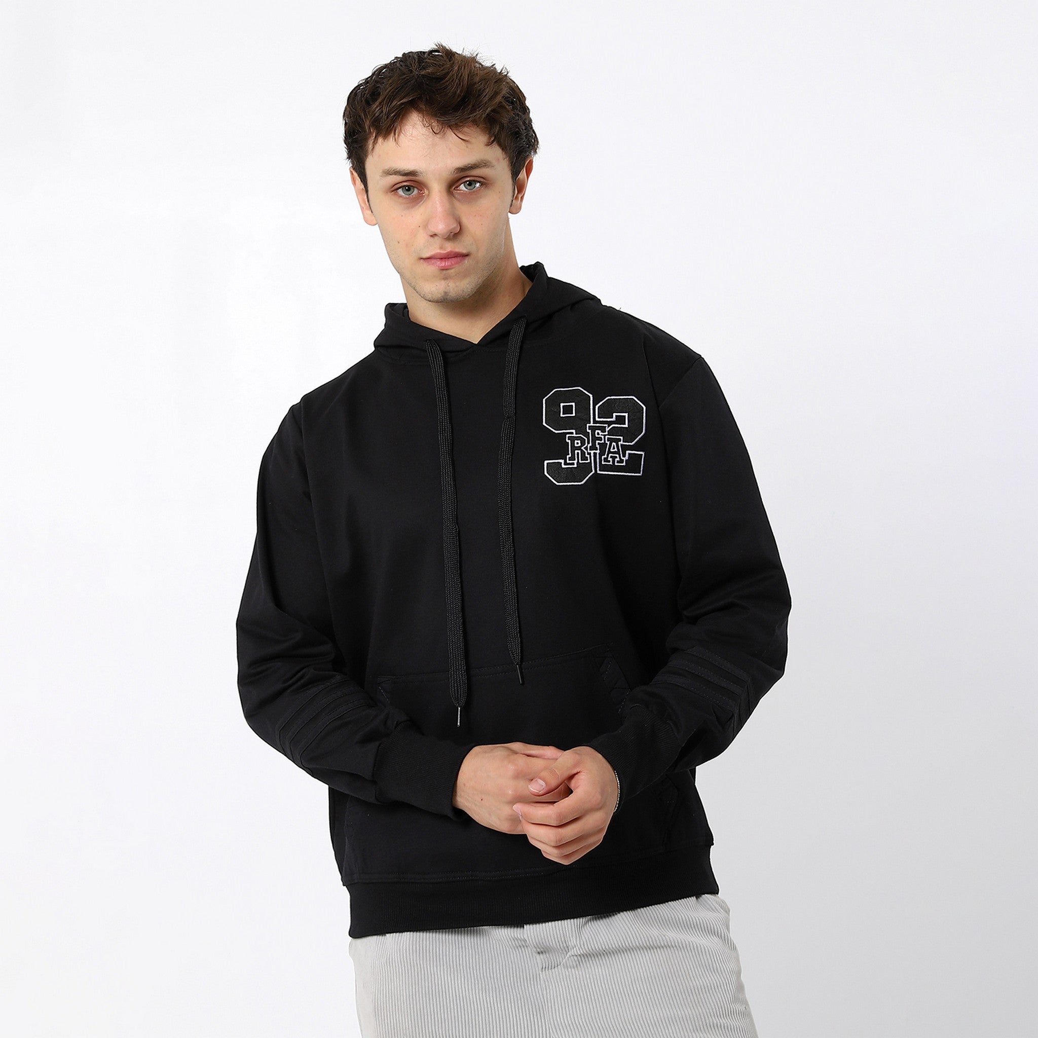 Comfy Black Trendy Hoodie