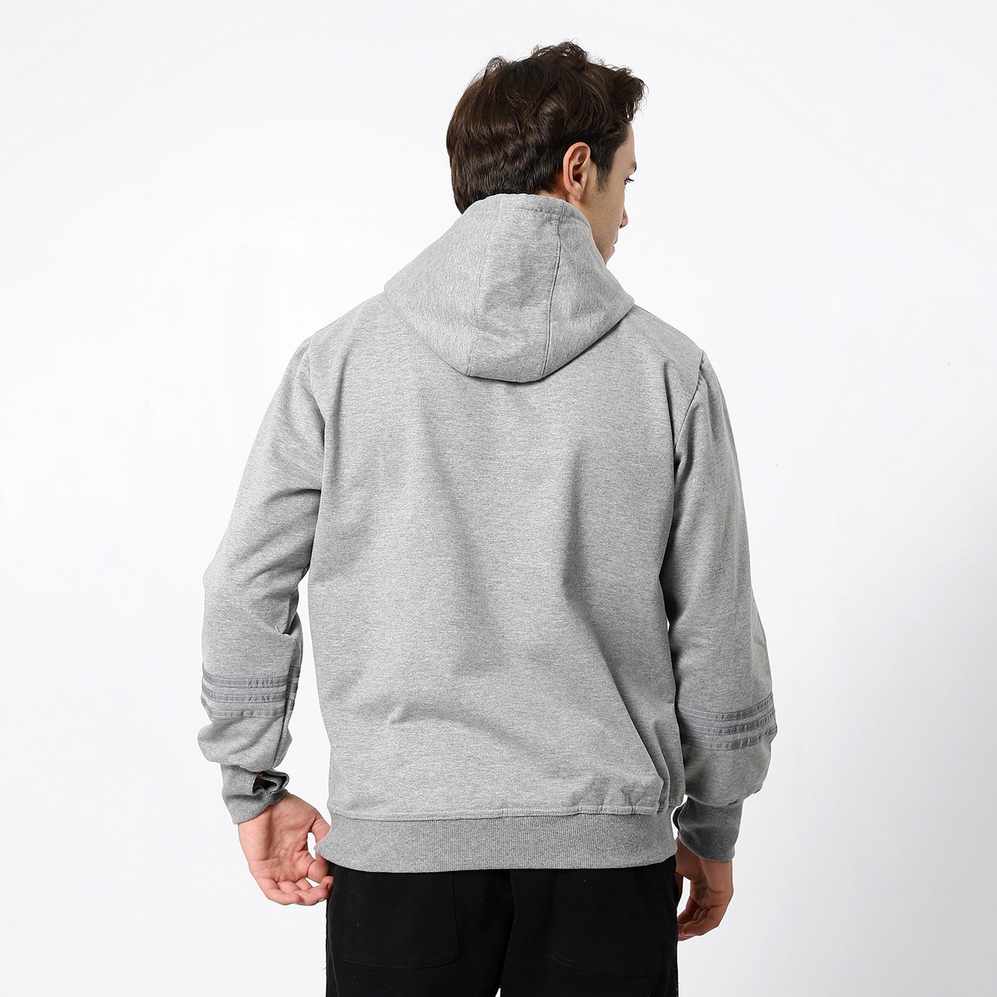 Comfy Heather Fossil Grey Trendy Hoodie