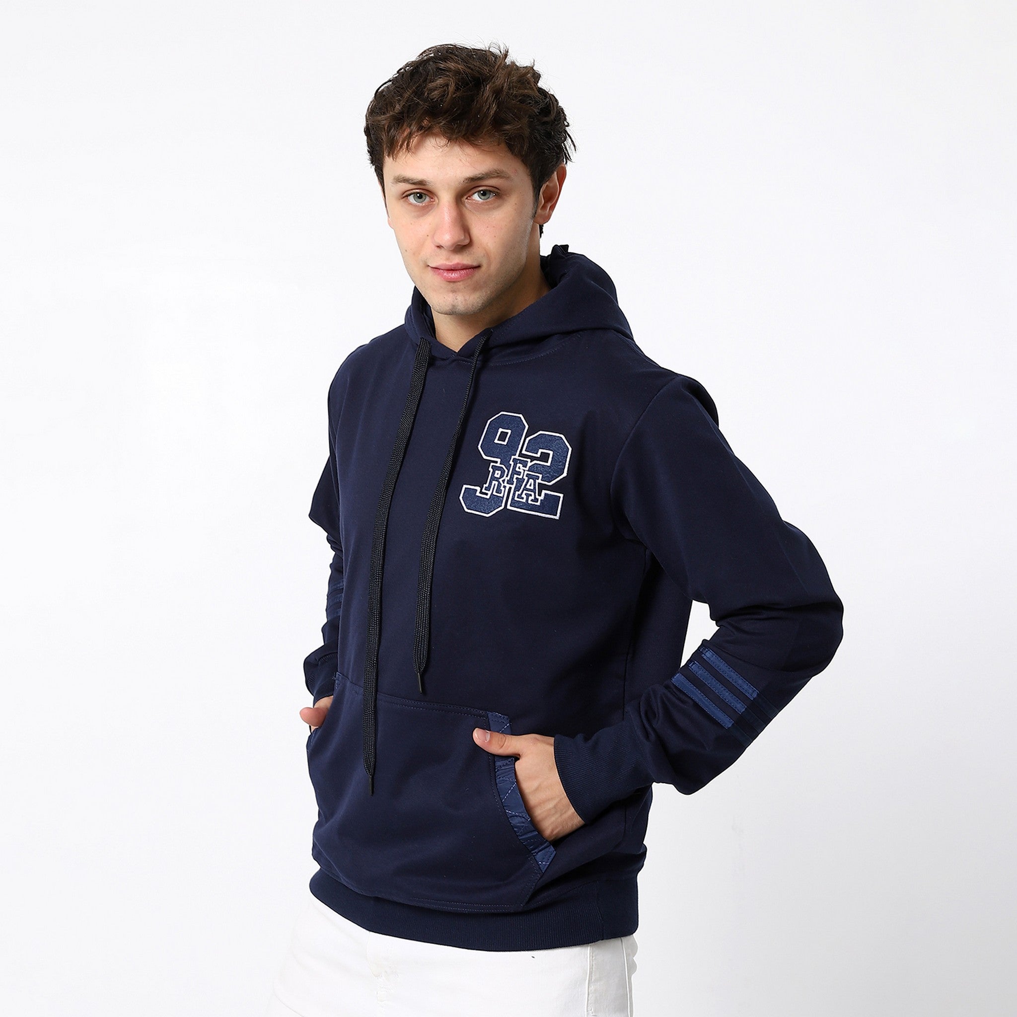 Comfy Navy Blue Trendy Hoodie