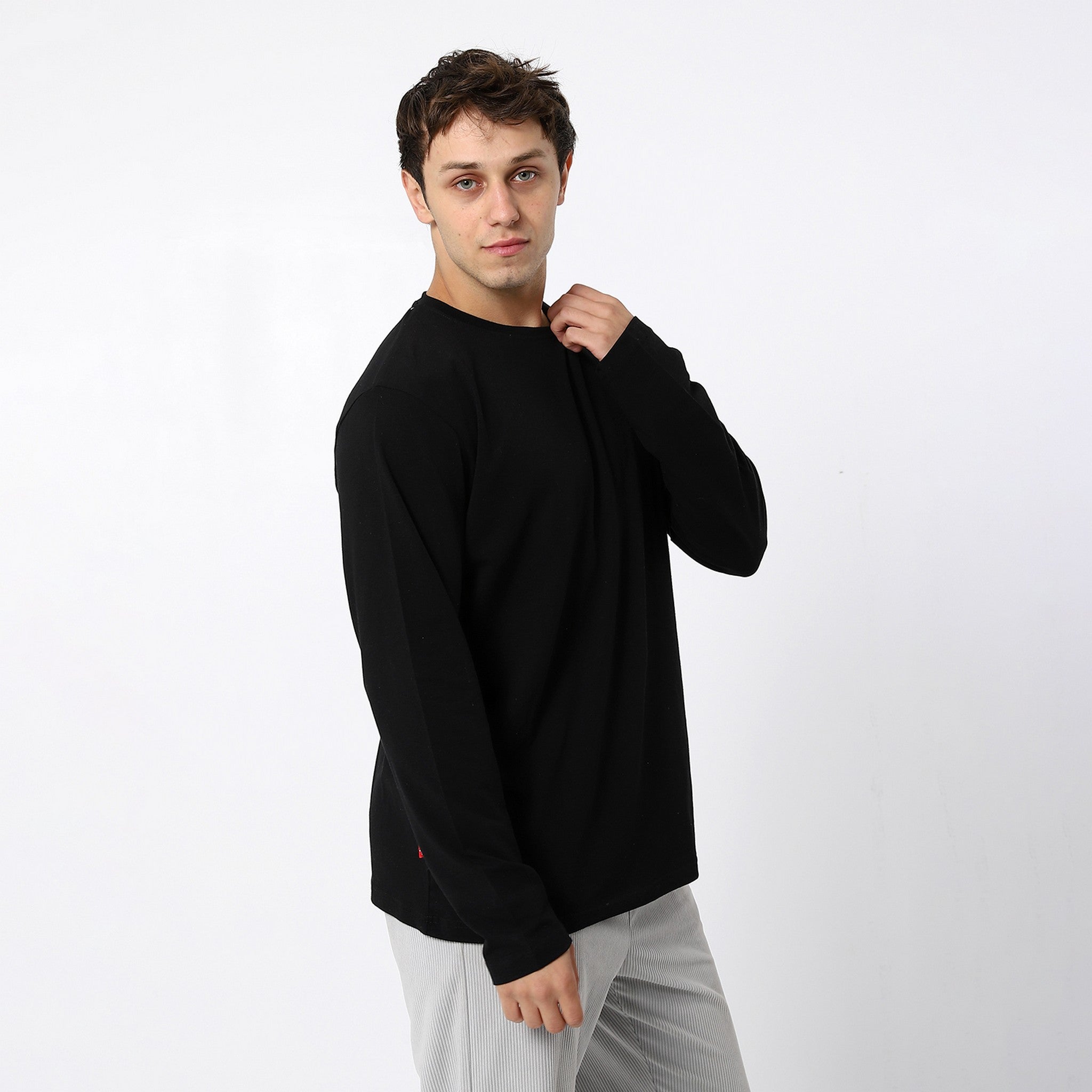 Basic Plain Black Tees