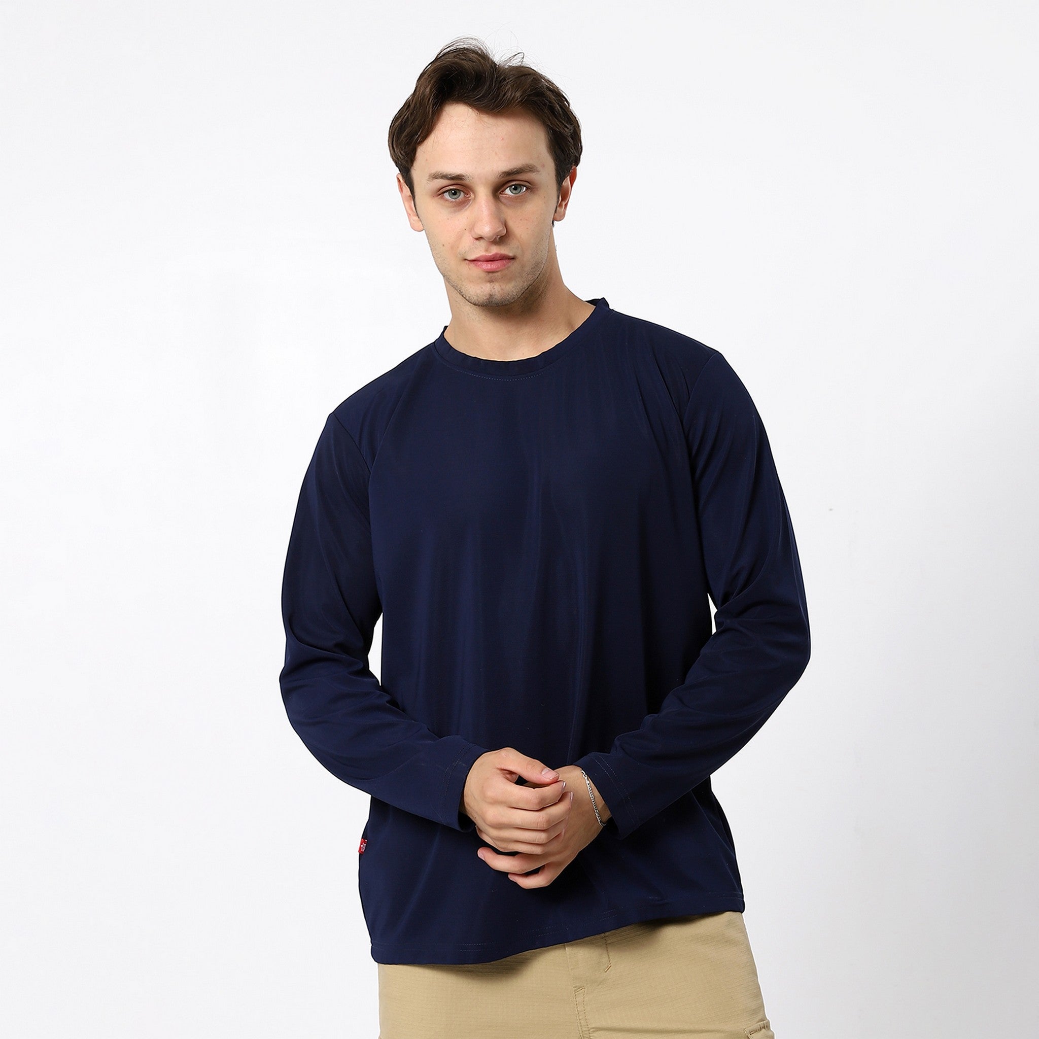 Basic Plain Navy Blue Tees