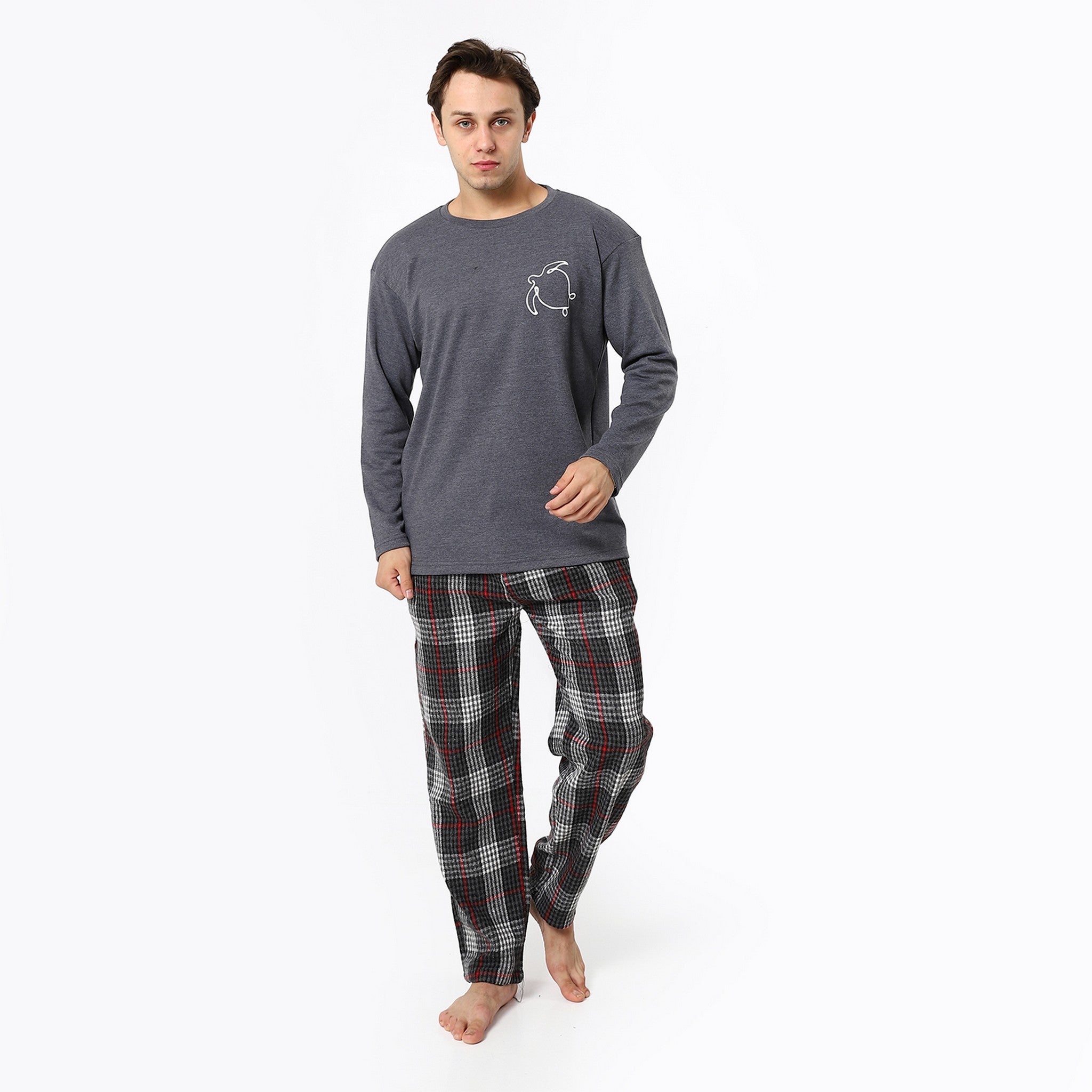 Shades Of Grey Comfy Pajama Set