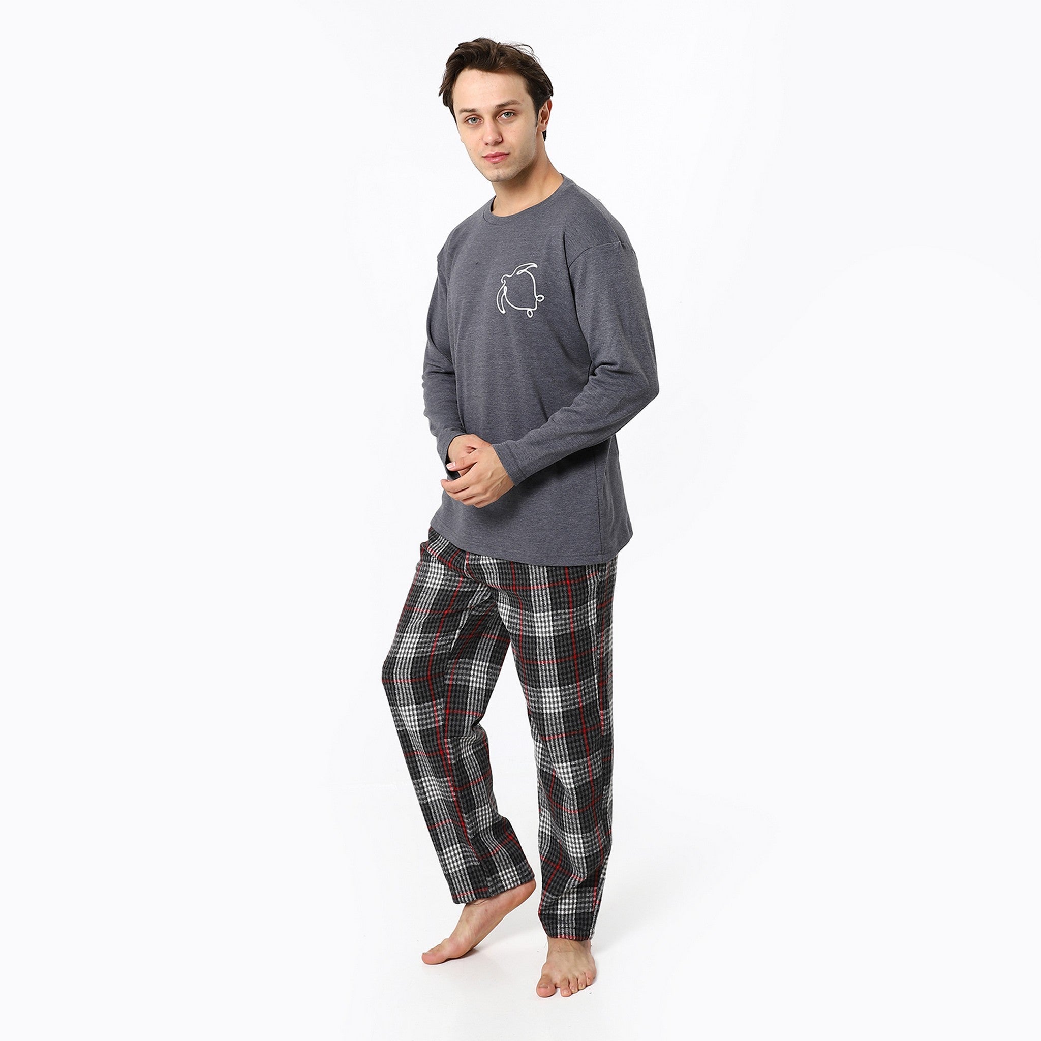 Shades Of Grey Comfy Pajama Set