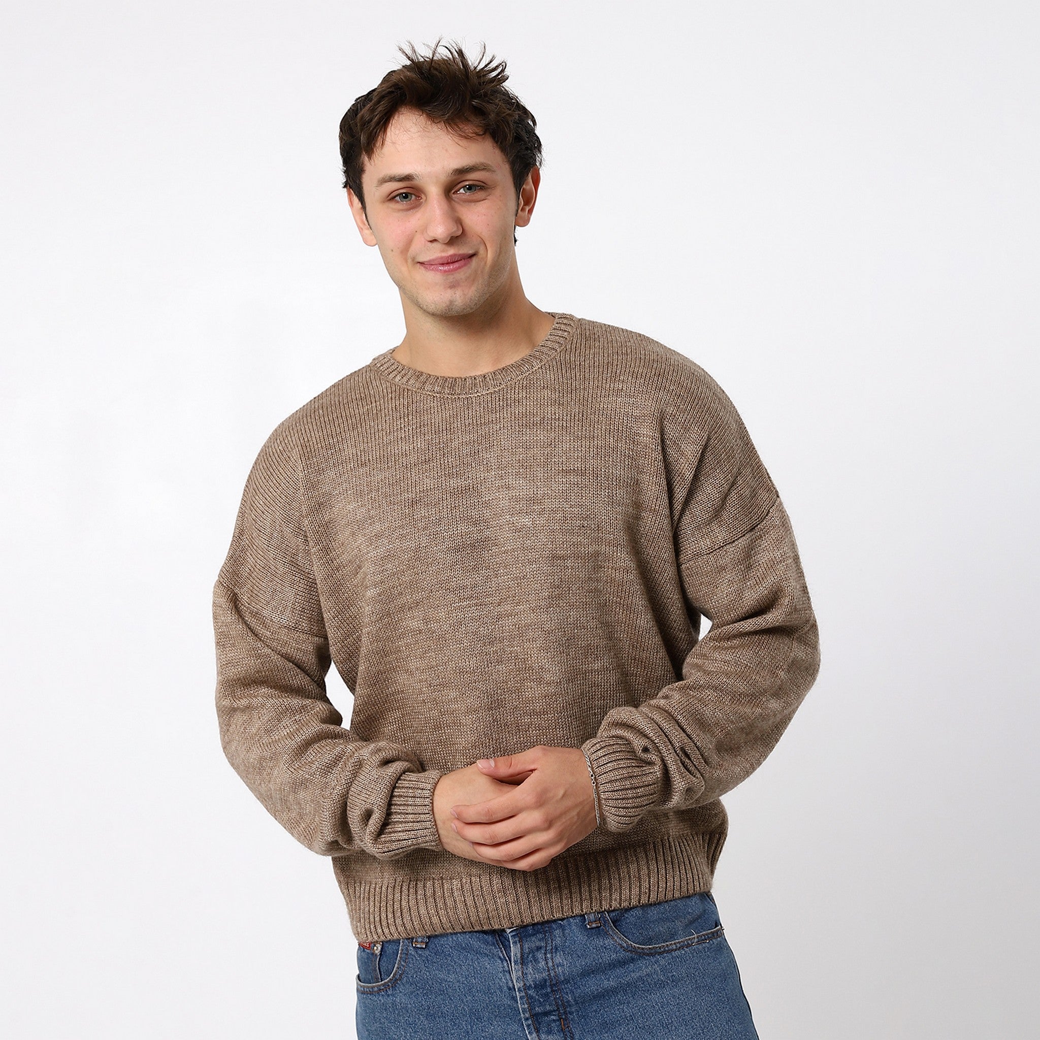 Beige Pullover